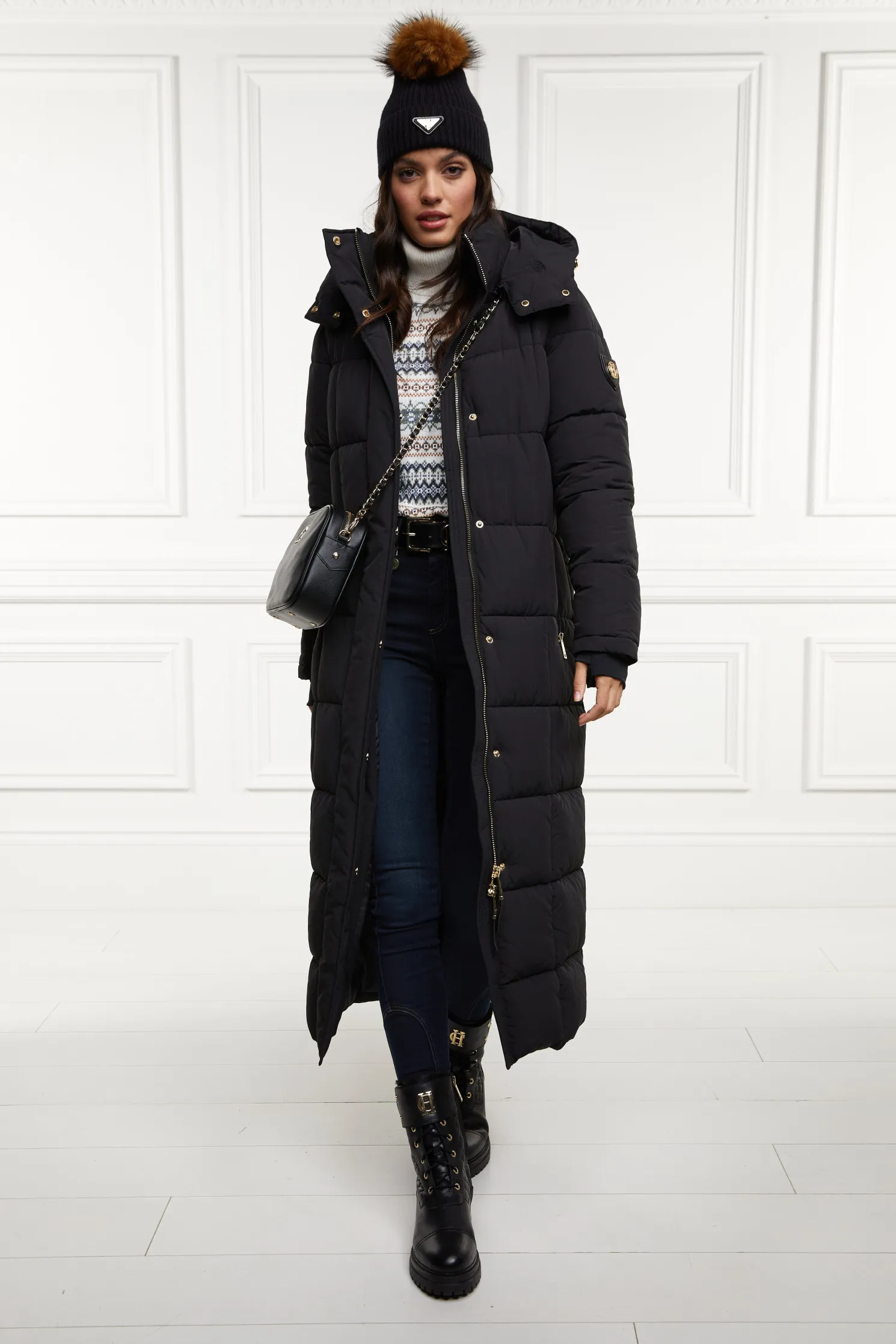 Carrington Longline Coat (Black)