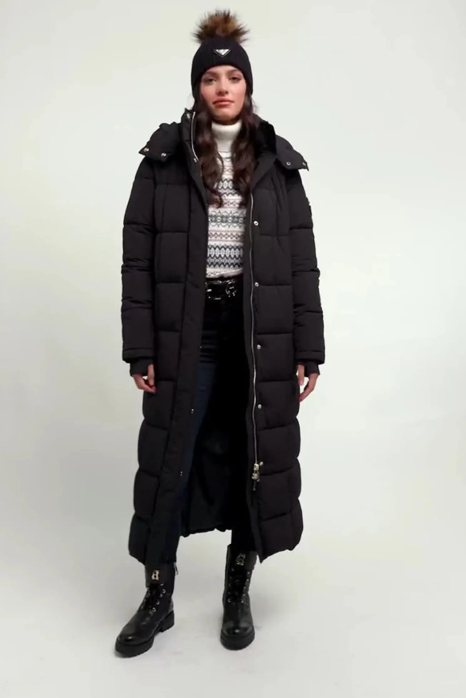 Carrington Longline Coat (Black)