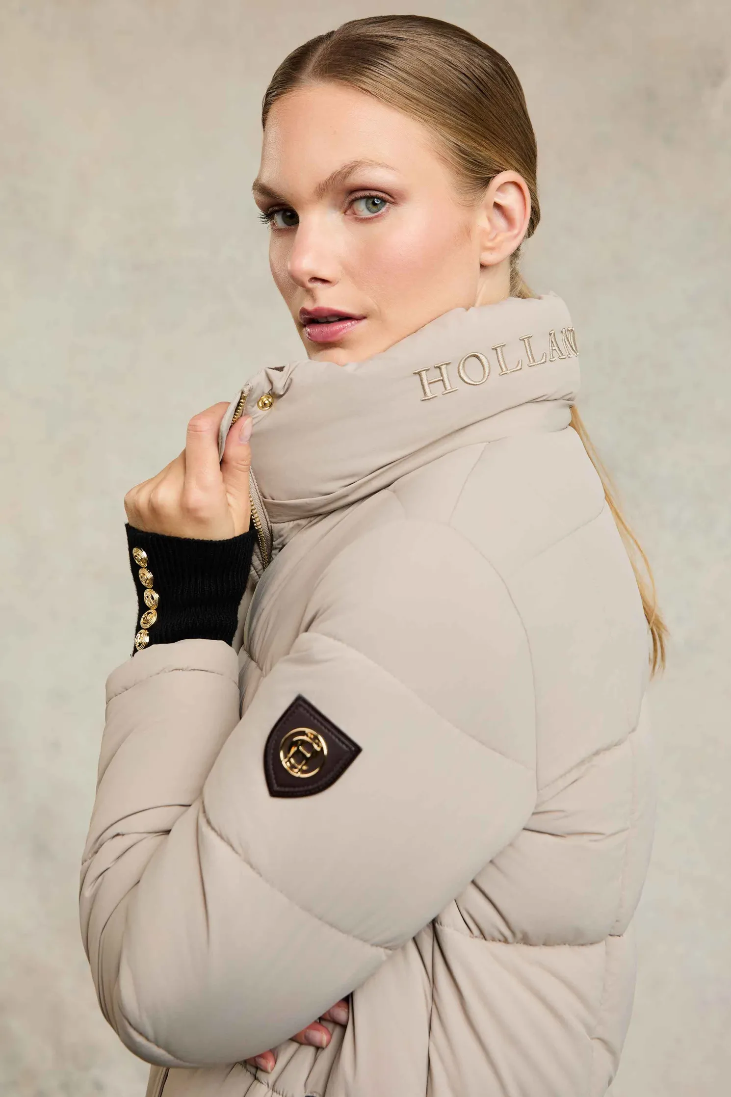 Carrington Longline Coat (Stone)