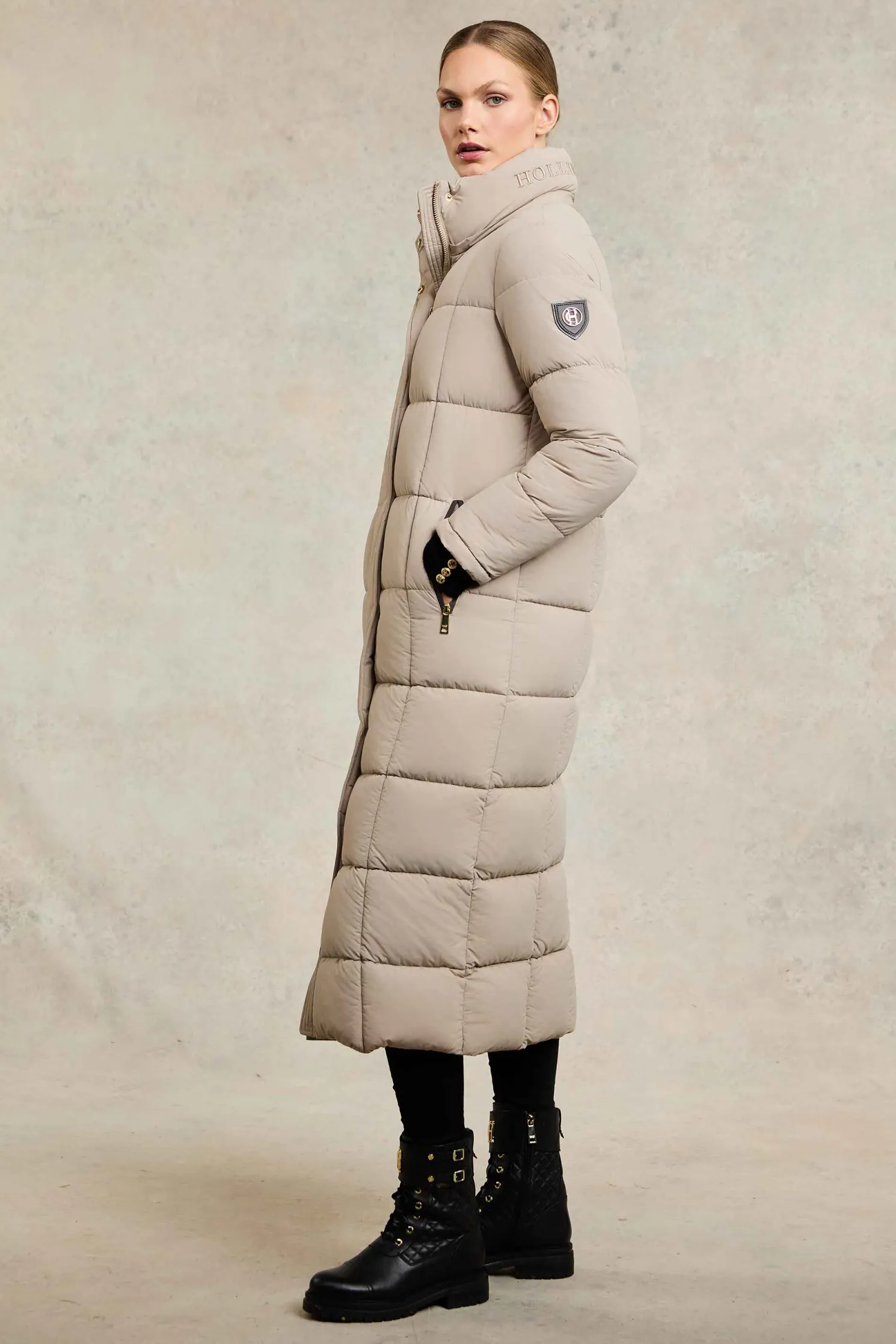 Carrington Longline Coat (Stone)