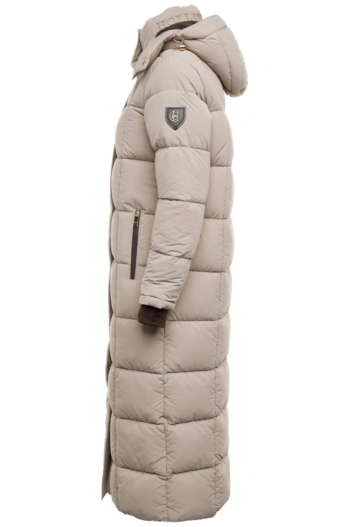 Carrington Longline Coat (Stone)