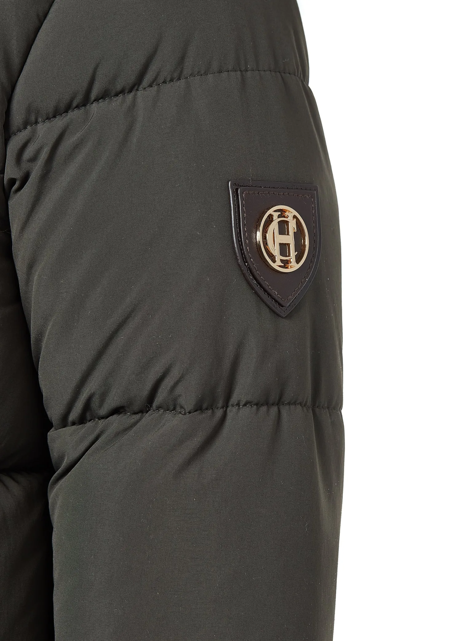 Carrington Longline Coat (Dark Olive)