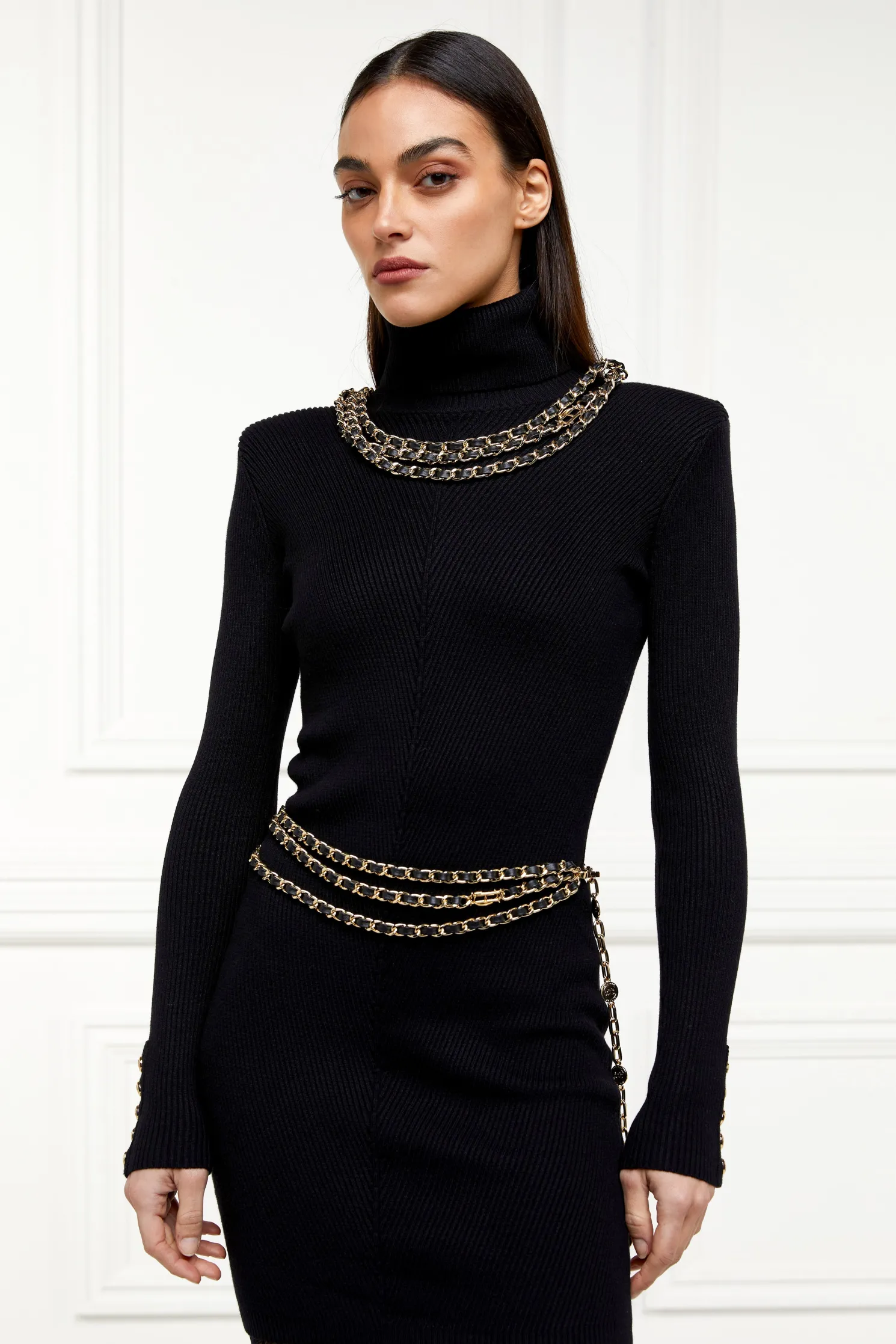 Chain Belt (Black Gold)