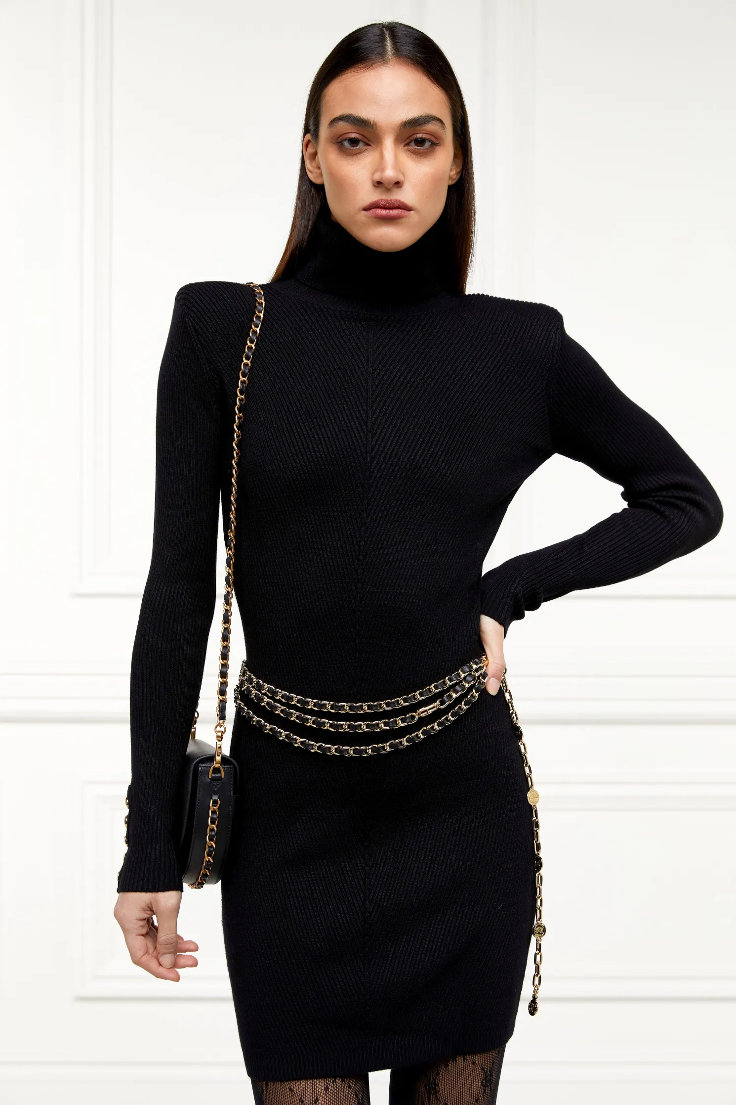 Chain Belt (Black Gold)