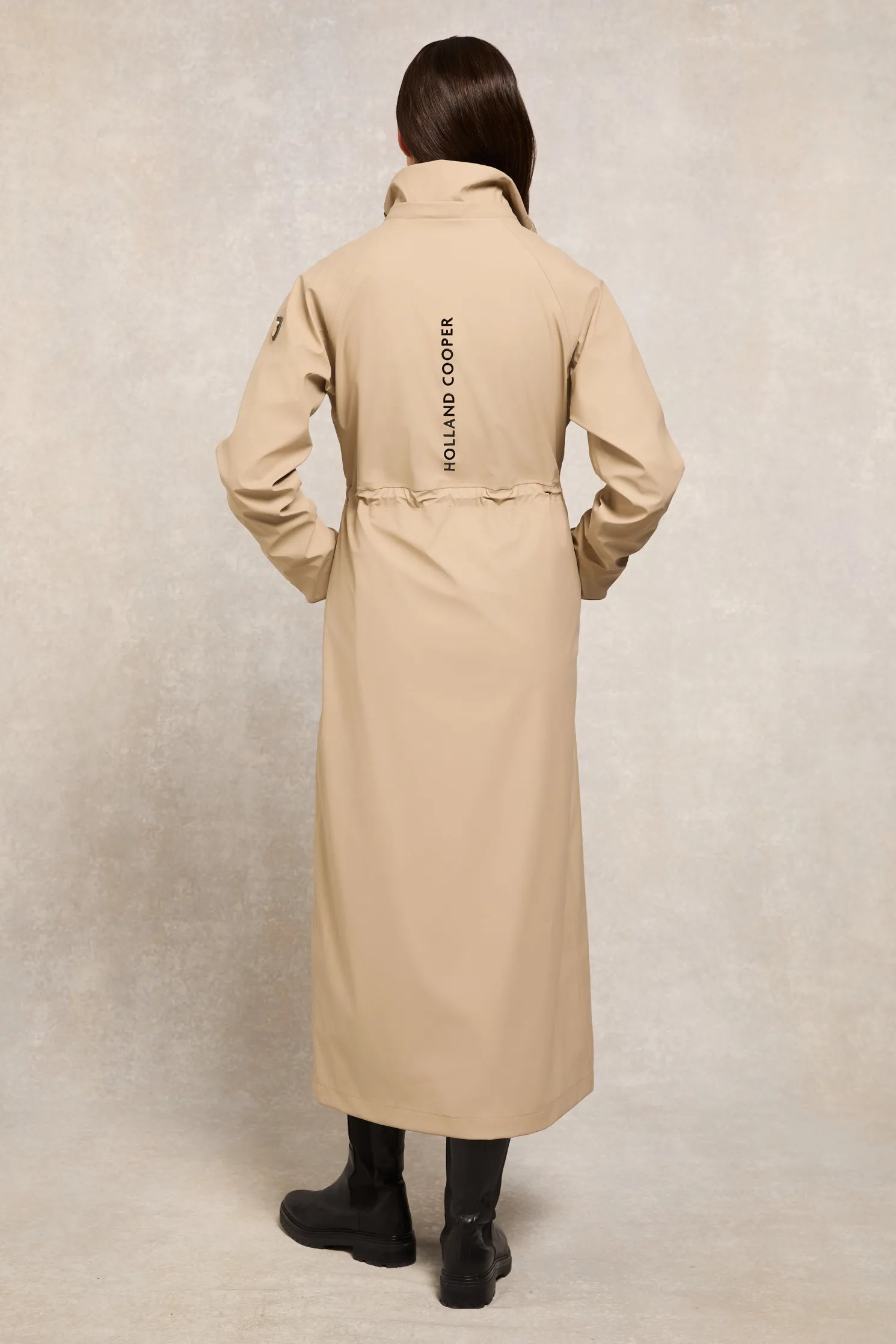 Chartwell Longline Rain Parka (Stone)