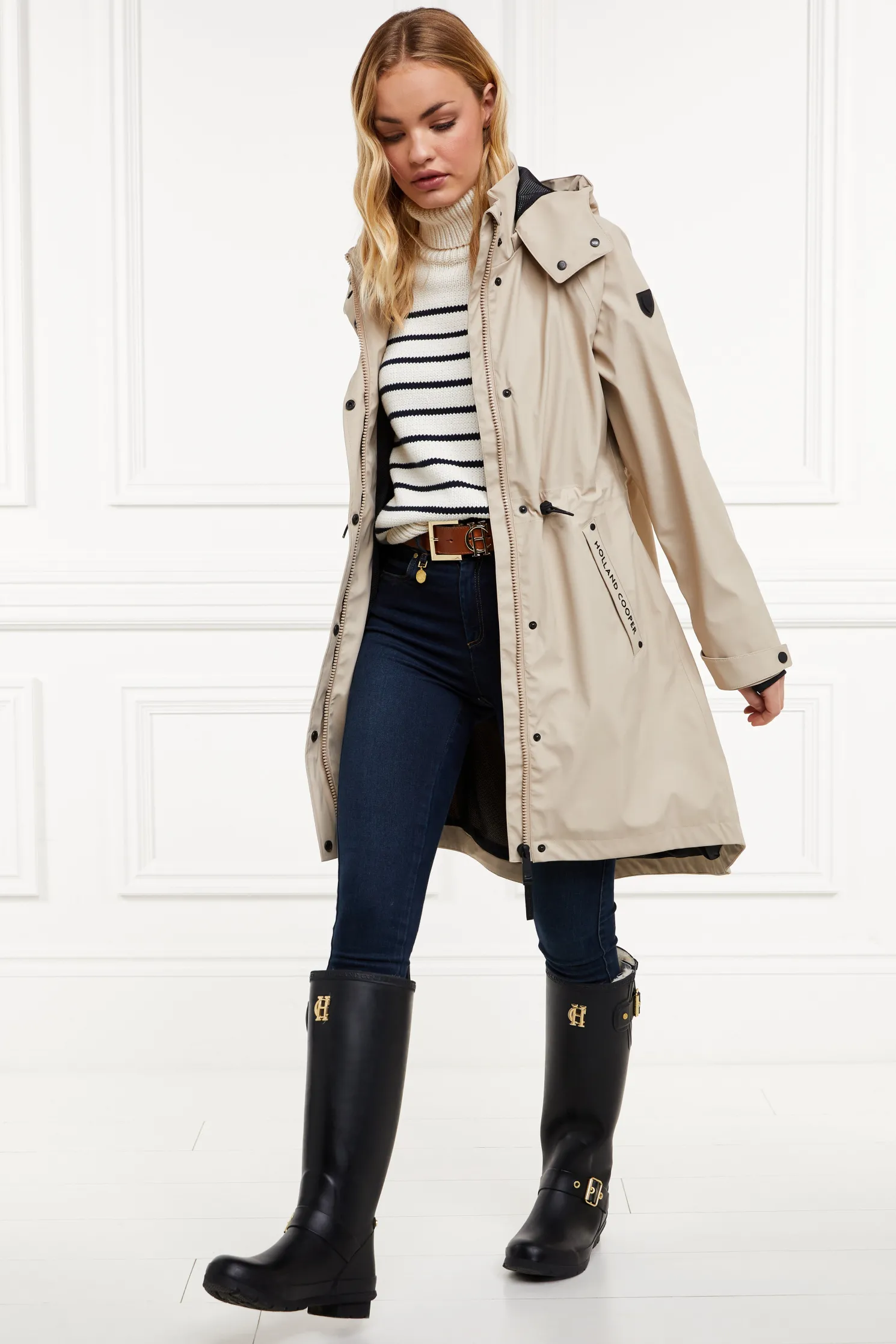 Chartwell Rain Parka (Stone)