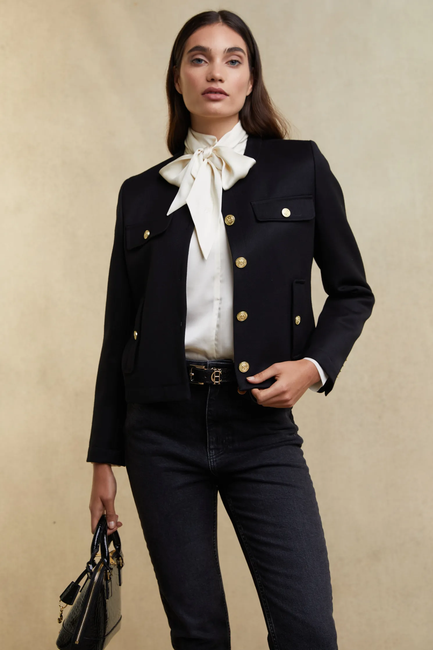 Chelsea Jacket (Black Twill)