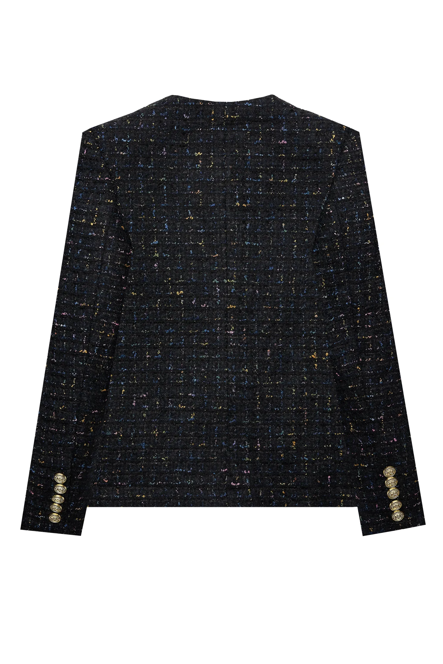 Chelsea Jacket (Black Rainbow Sparkle Tweed)