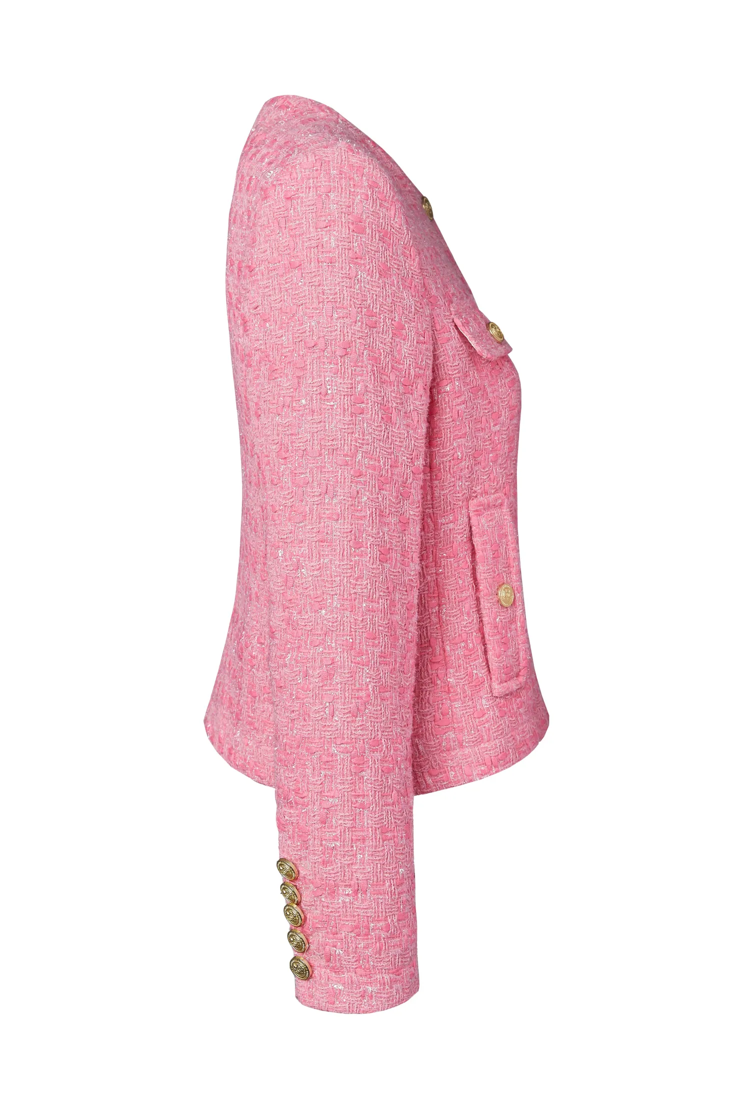 Chelsea Jacket (Pop Pink Boucle)