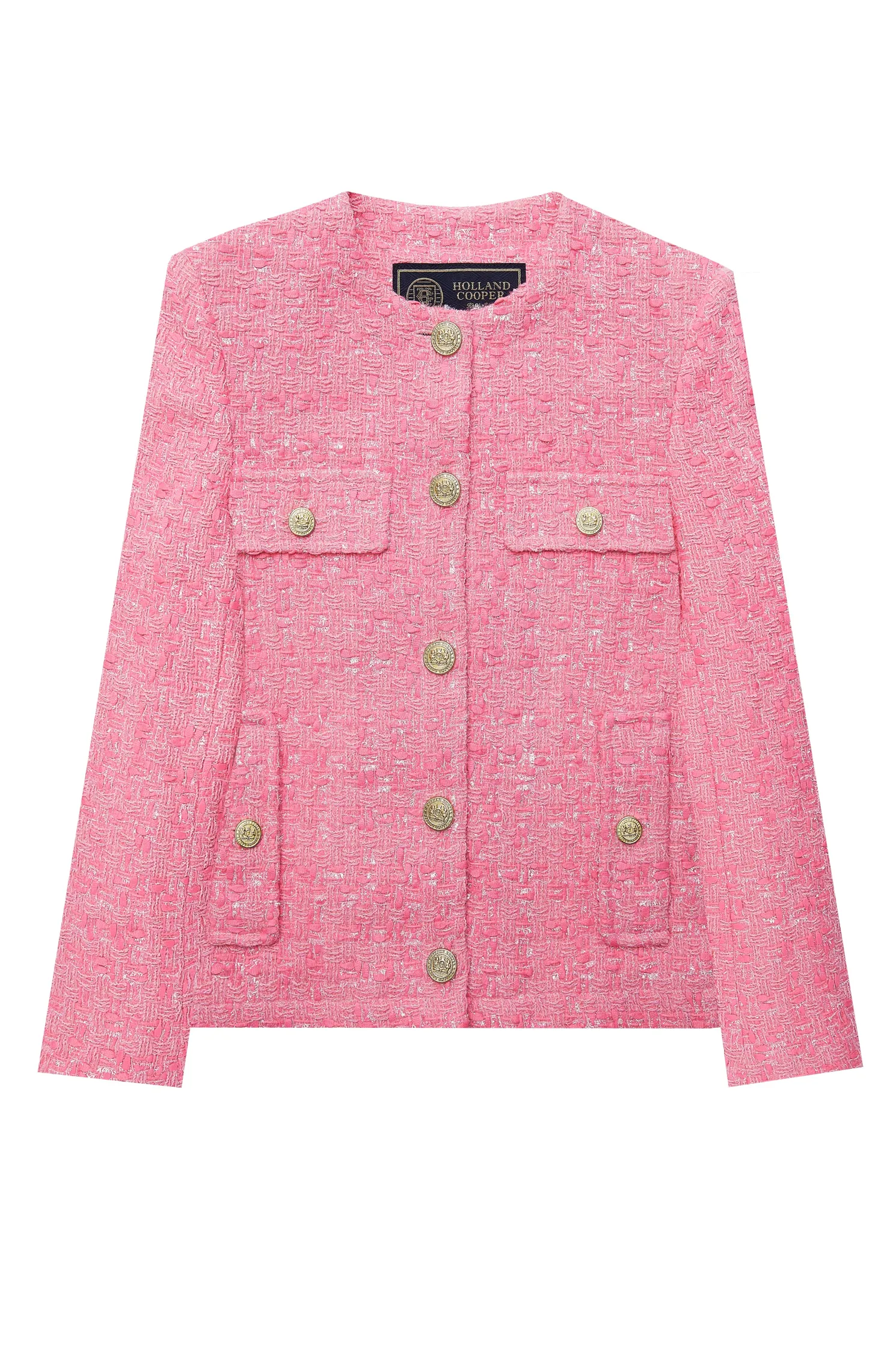 Chelsea Jacket (Pop Pink Boucle)