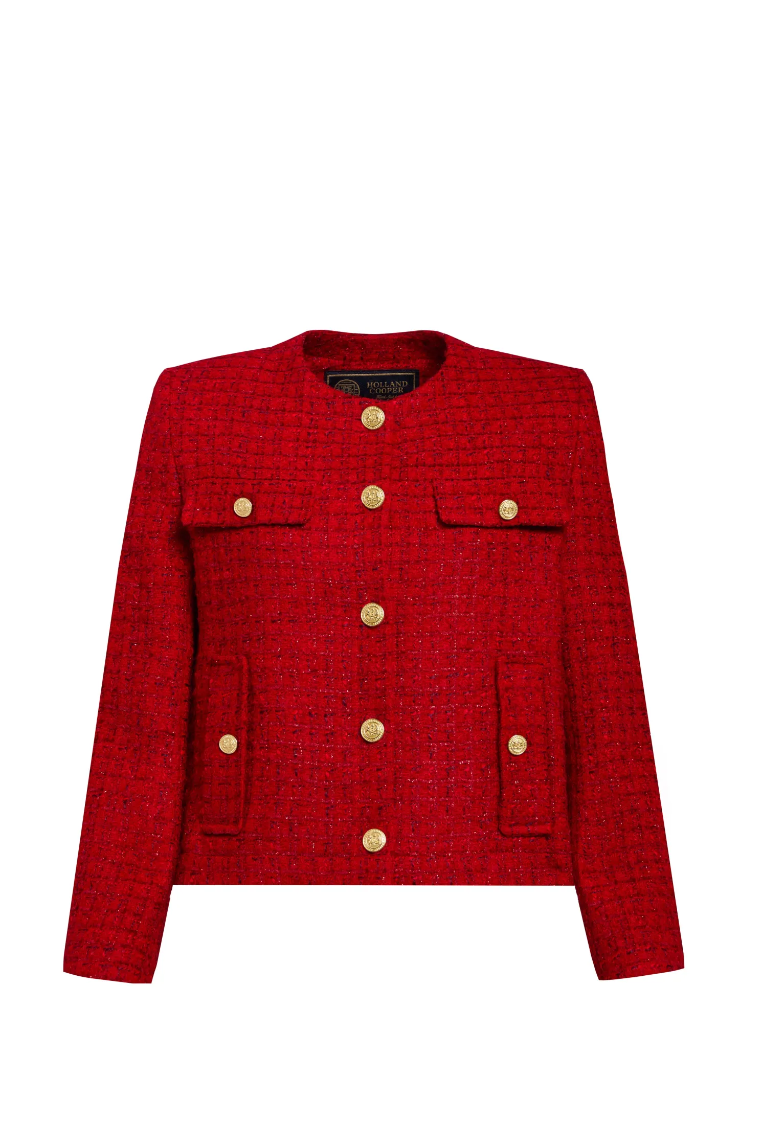Chelsea Jacket (Red Boucle)
