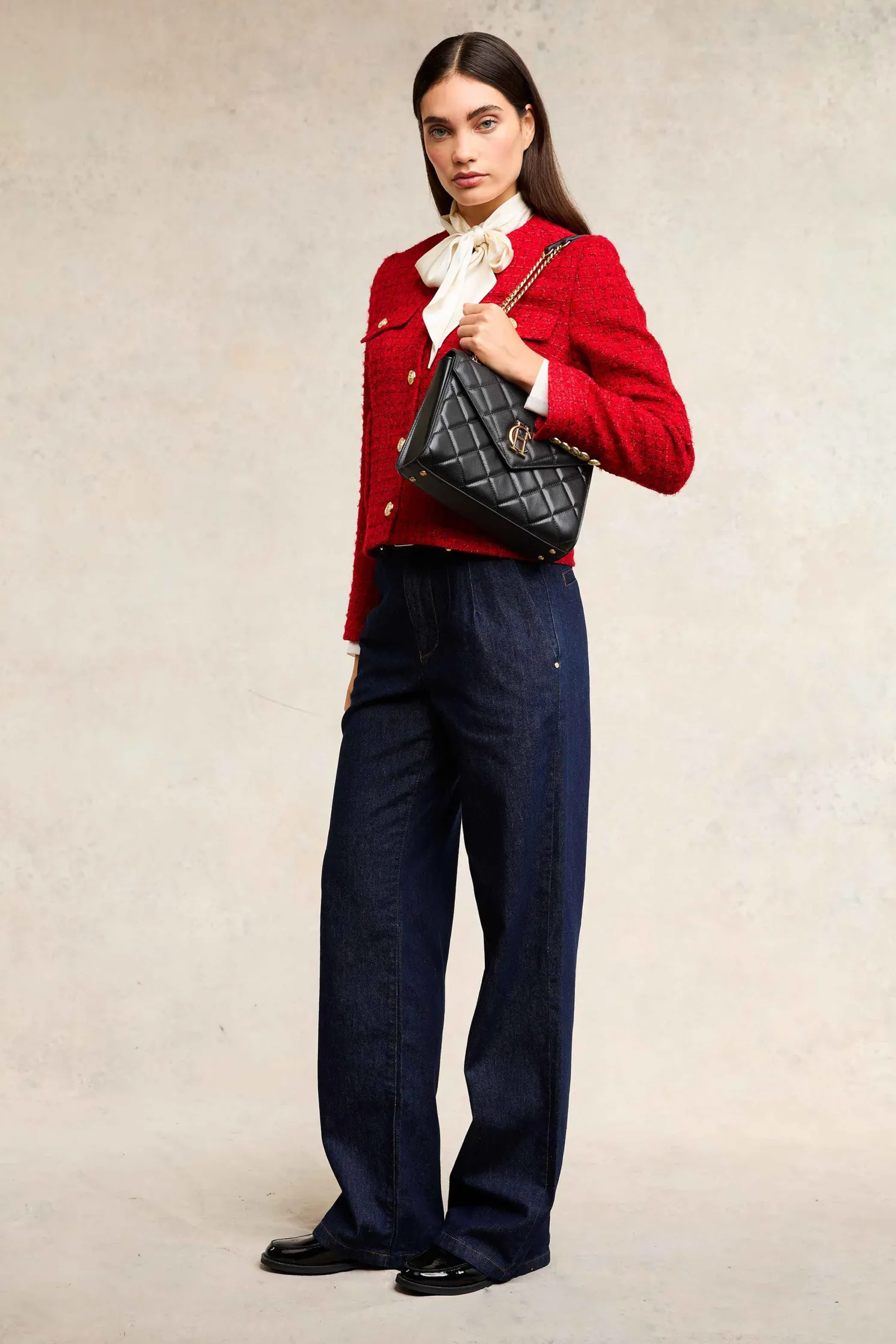 Chelsea Jacket (Red Boucle)