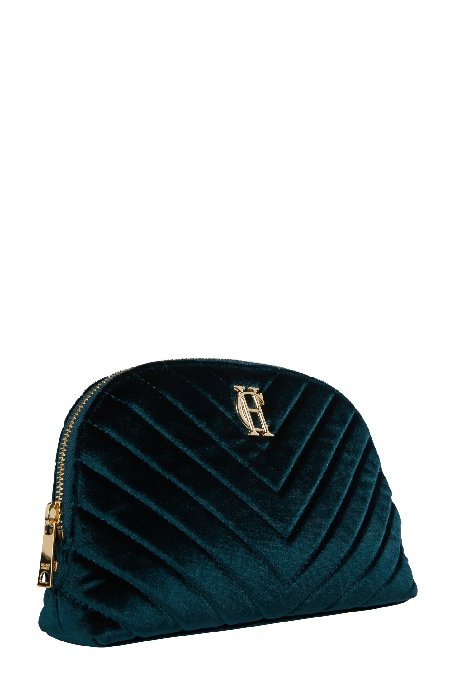 Chelsea Makeup Bag (Emerald Velvet)