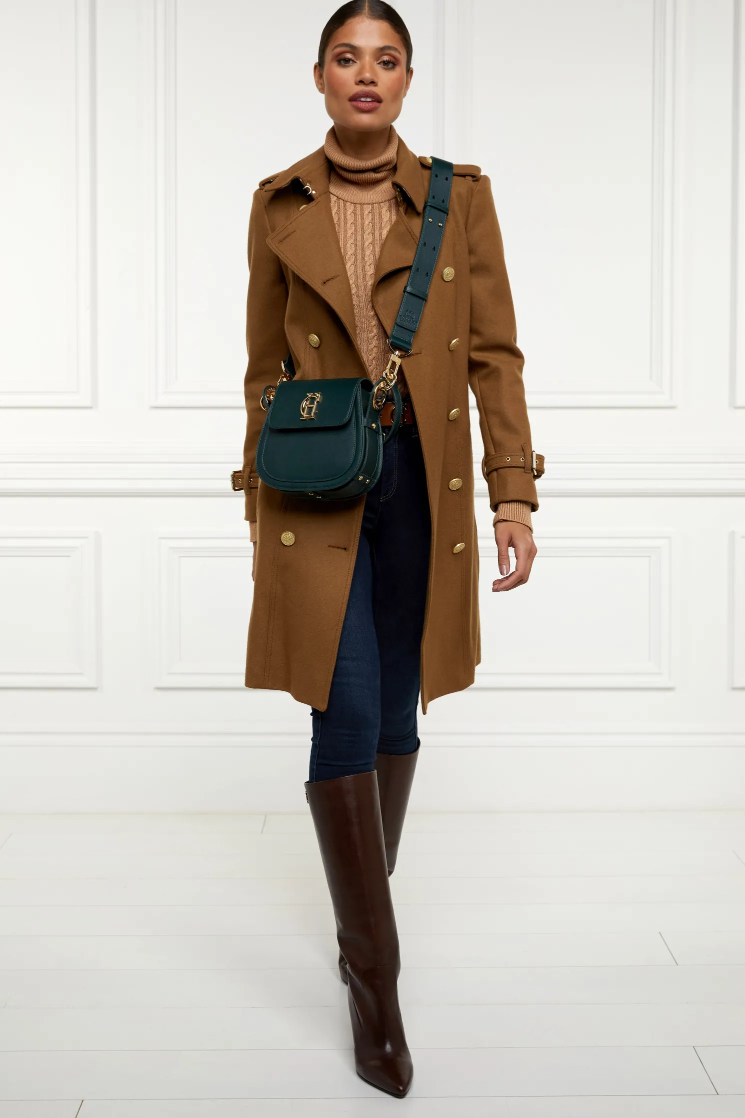 Chelsea Saddle Bag (Emerald)