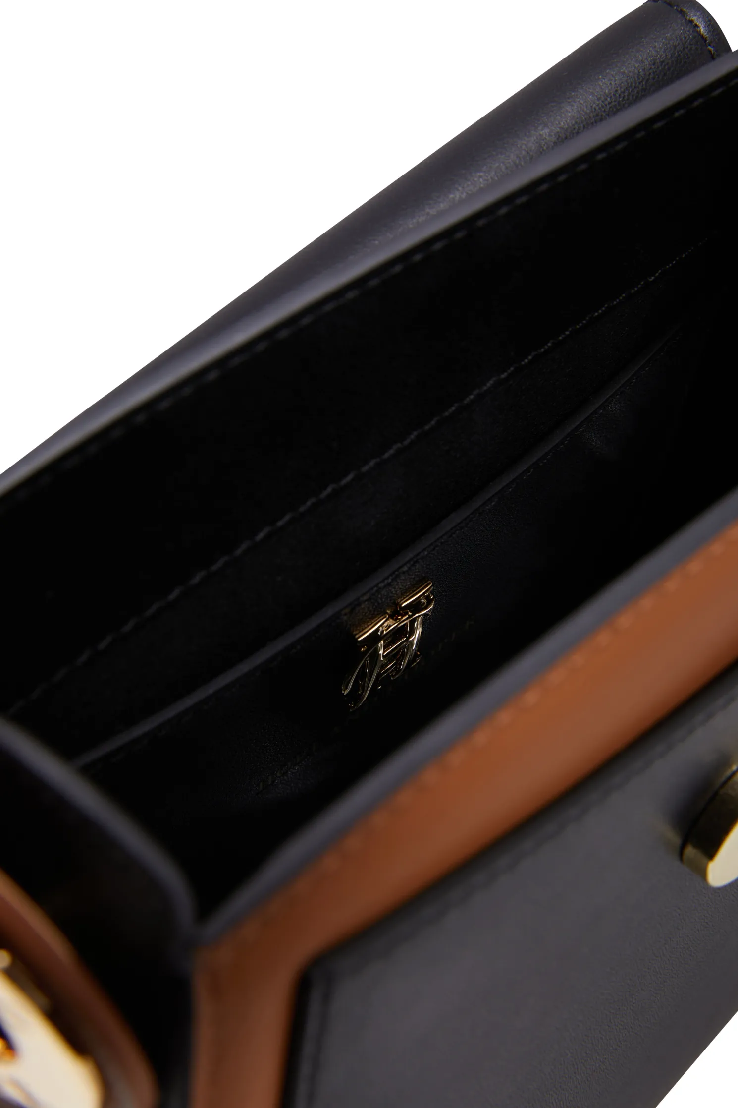 Chelsea Saddle Bag (Black Tan)