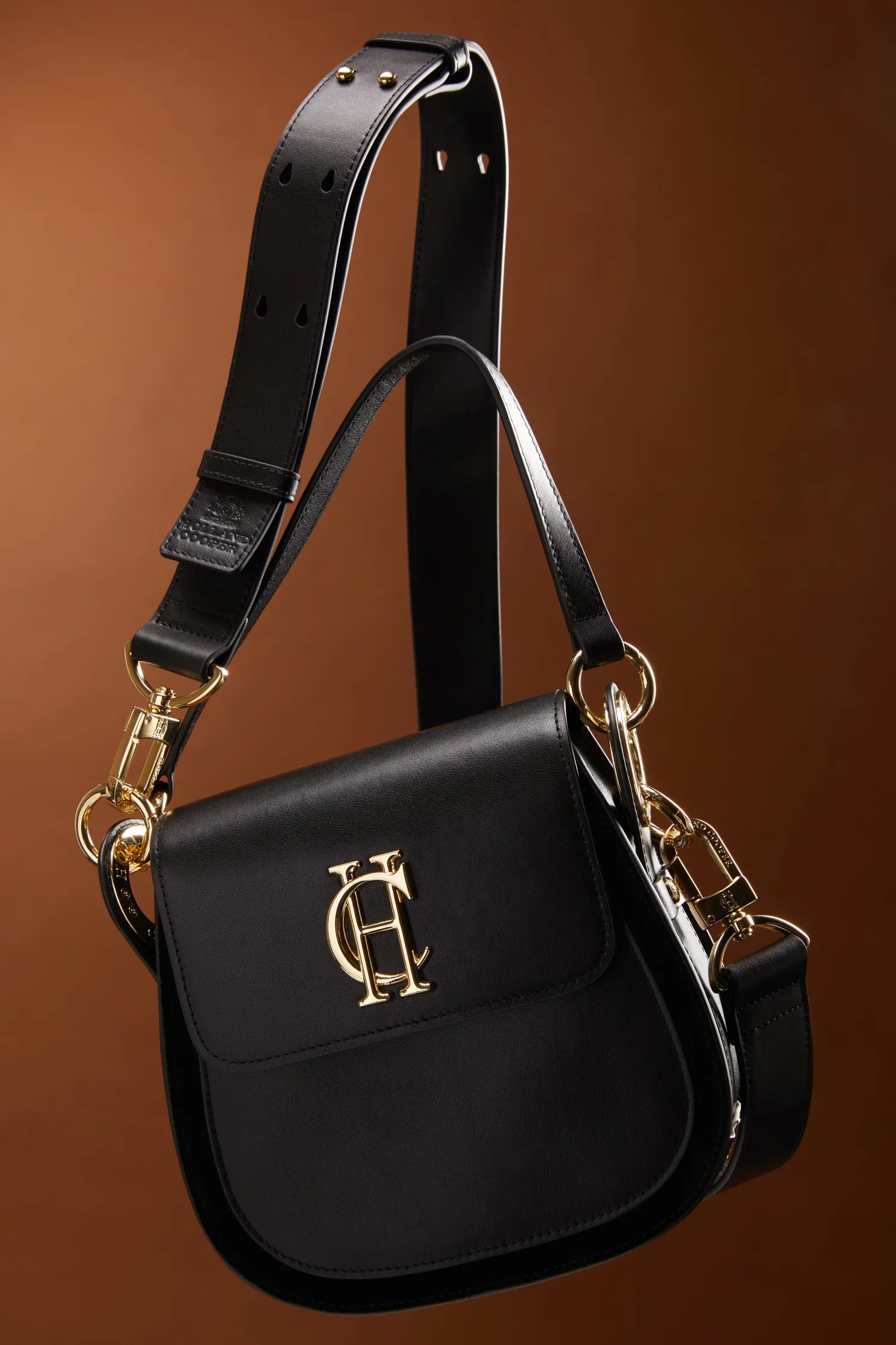 Chelsea Saddle Bag (Soft Black)