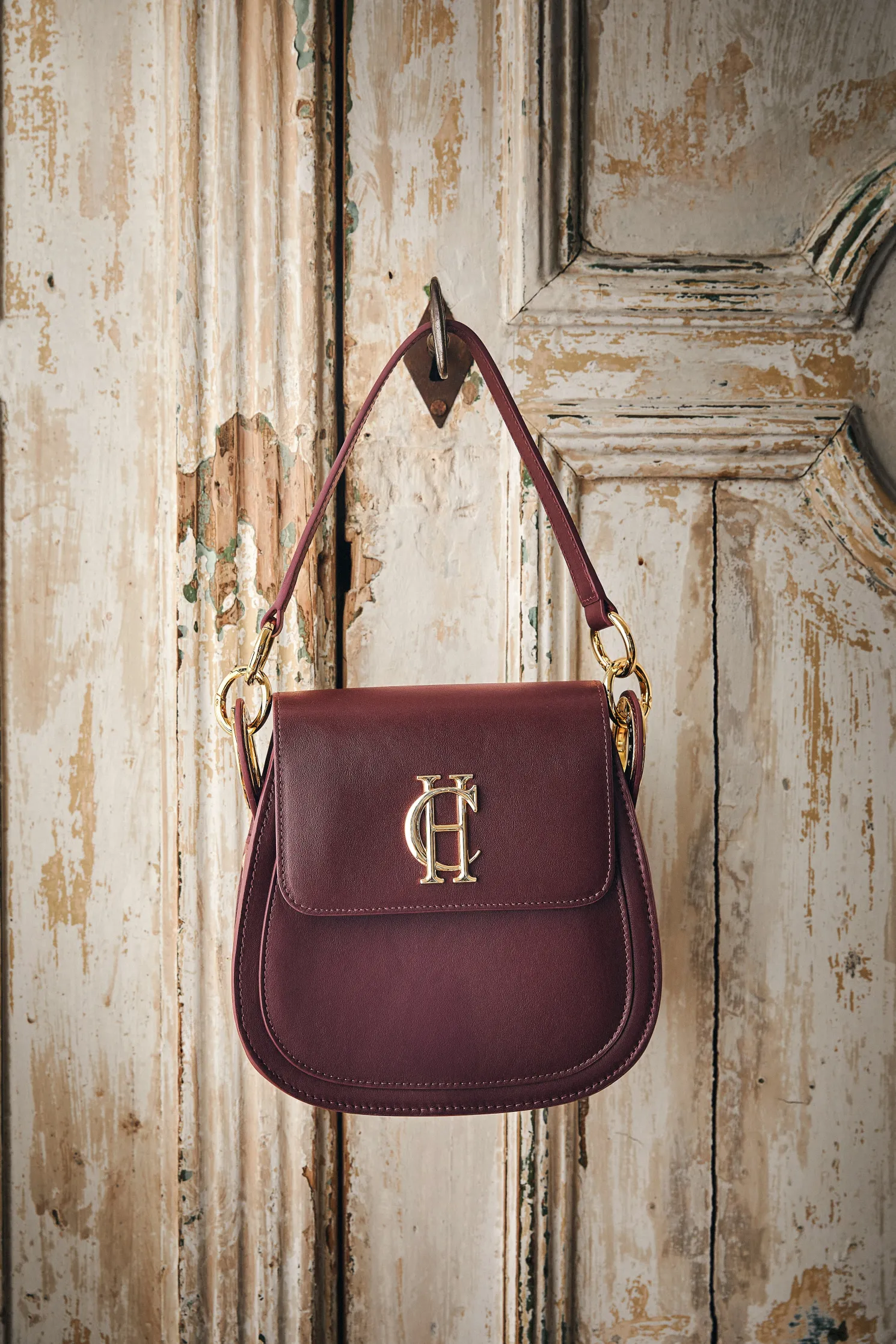 Chelsea Saddle Bag (Merlot)