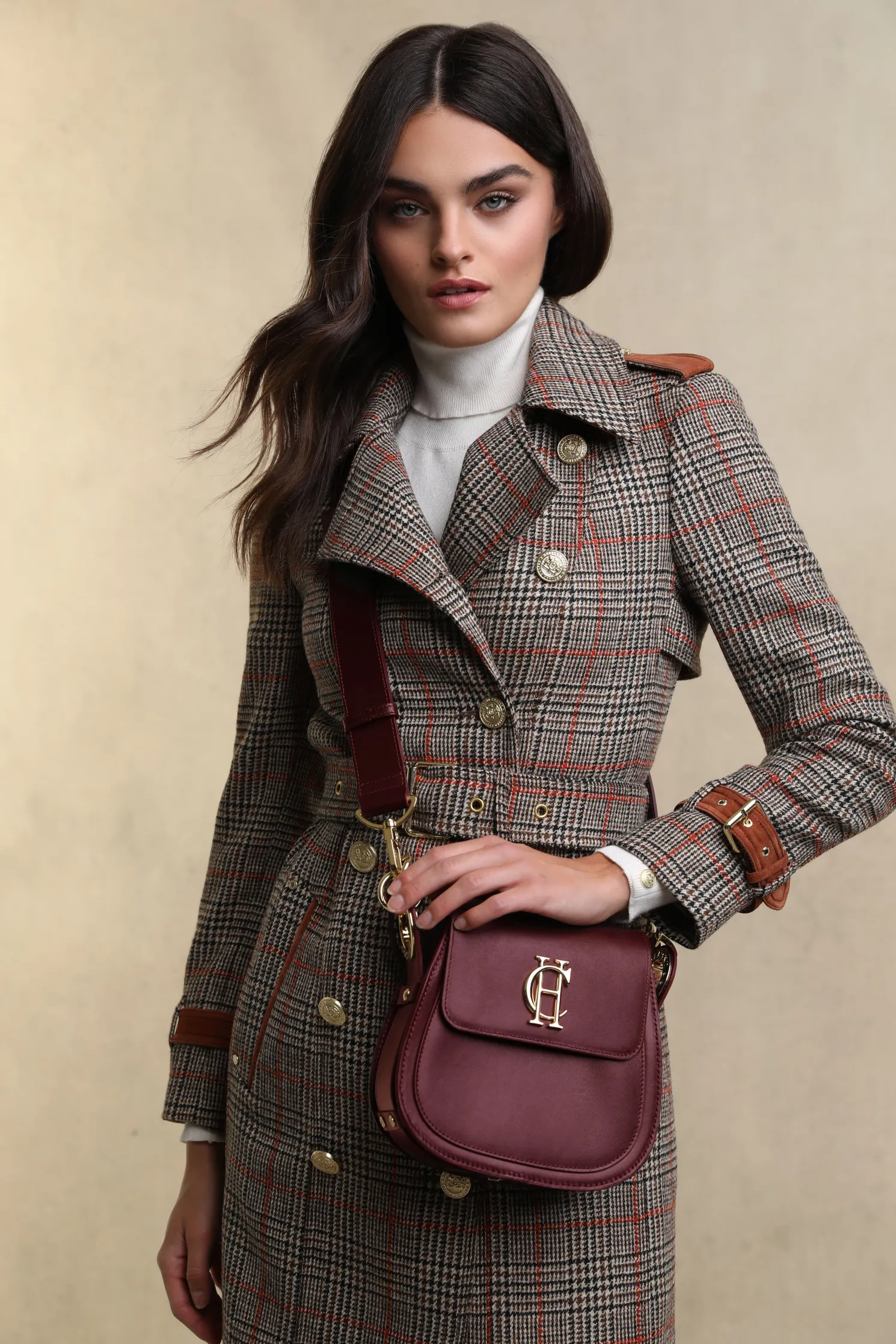 Chelsea Saddle Bag (Merlot)