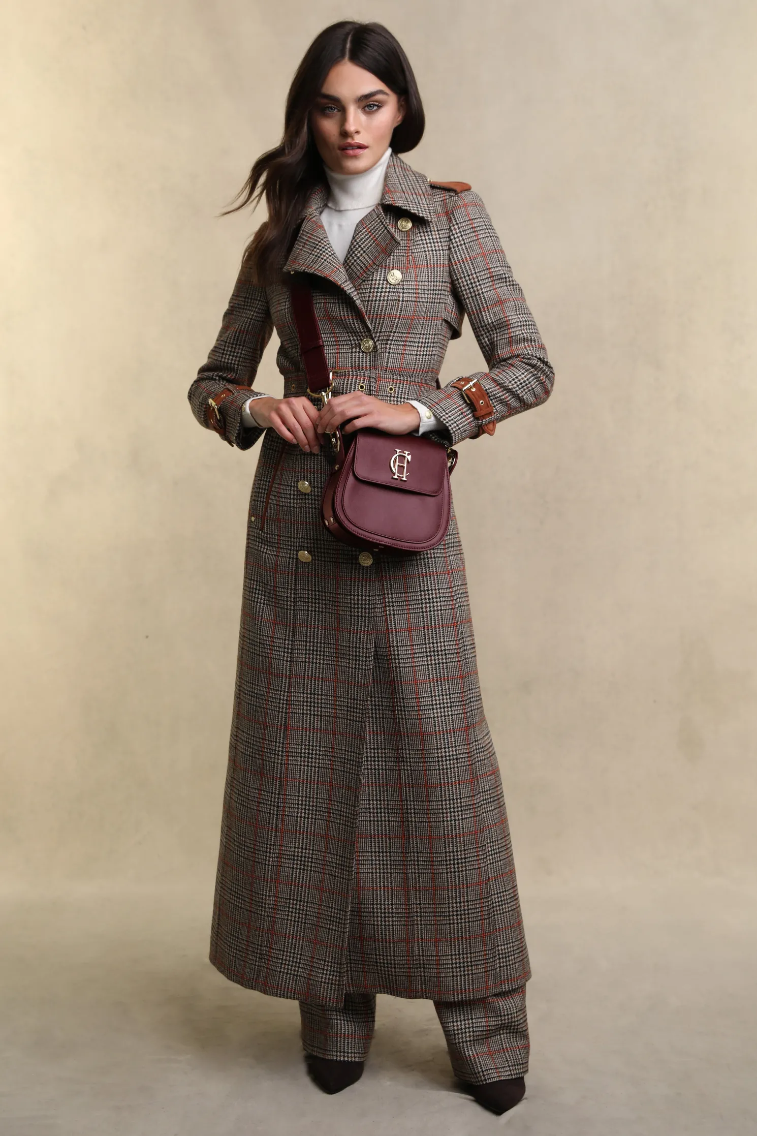 Chelsea Saddle Bag (Merlot)