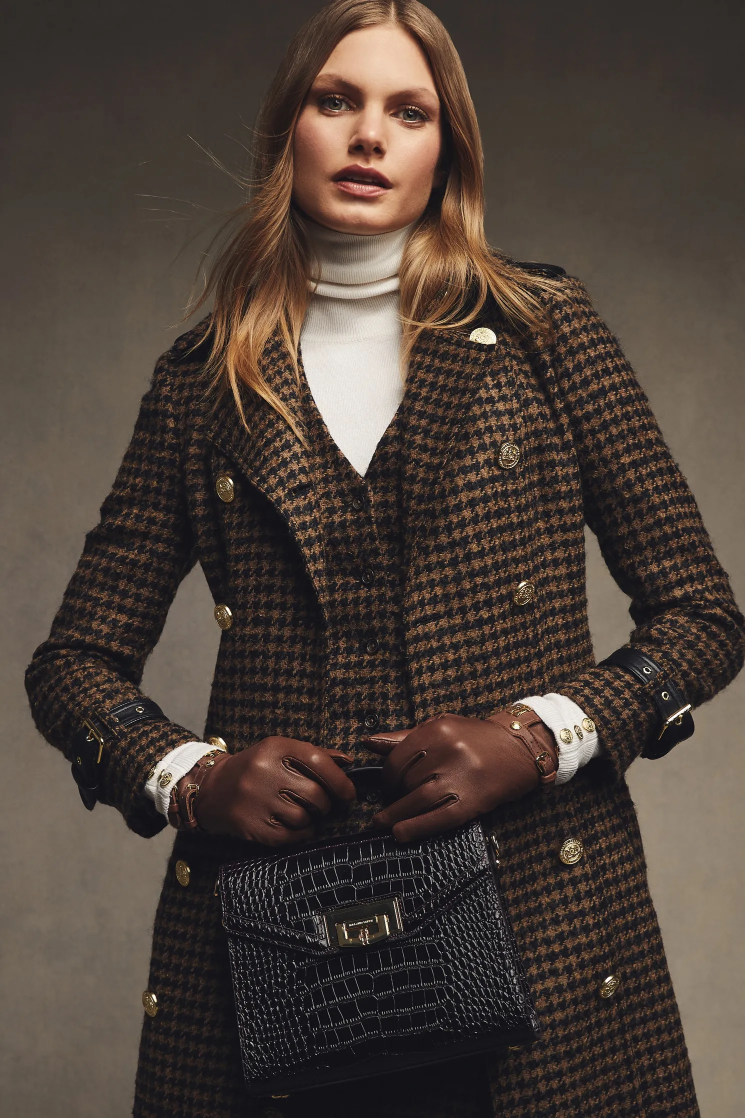 Cheltenham Bag (Rich Chocolate Croc)