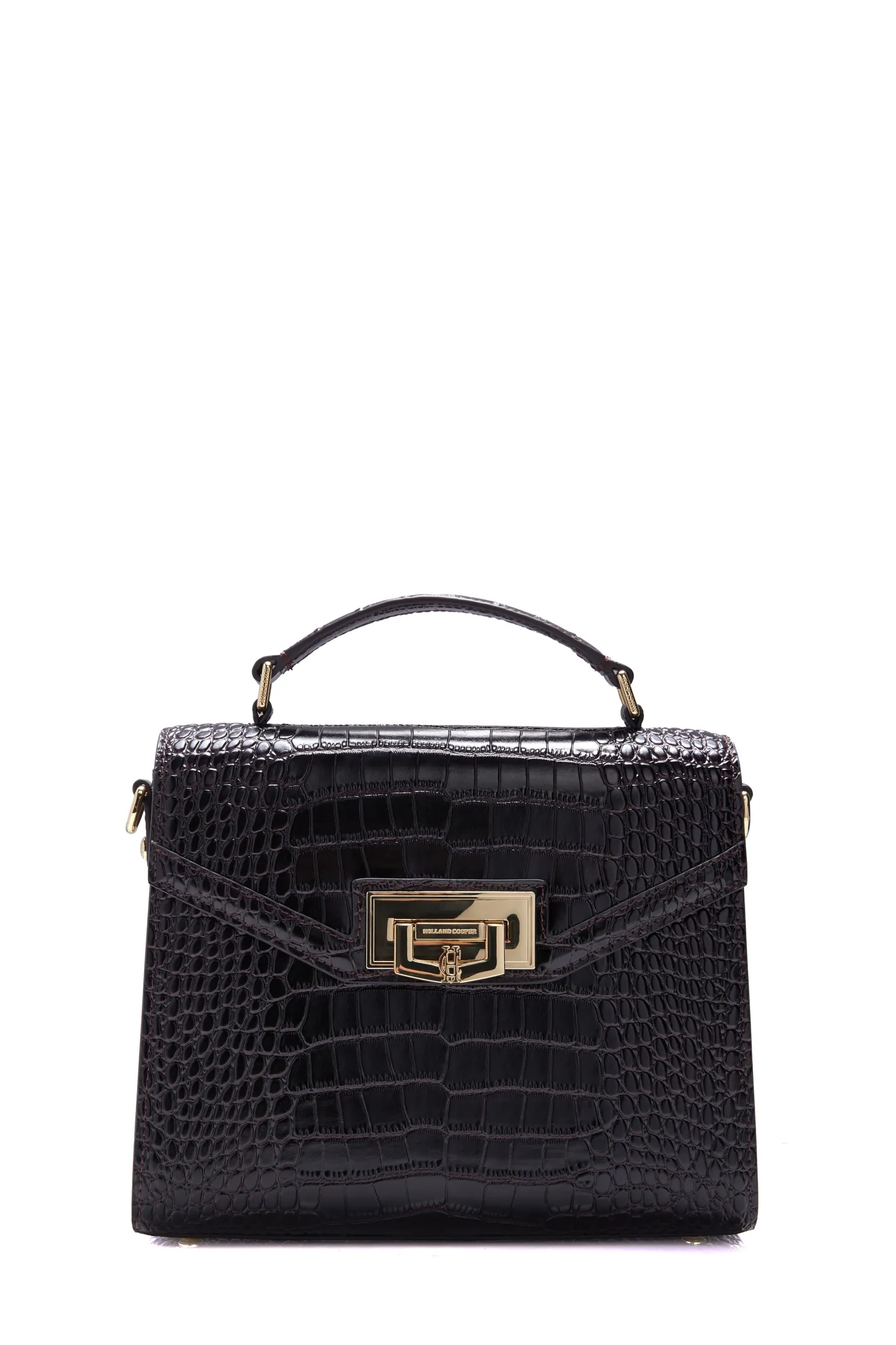 Cheltenham Bag (Rich Chocolate Croc)