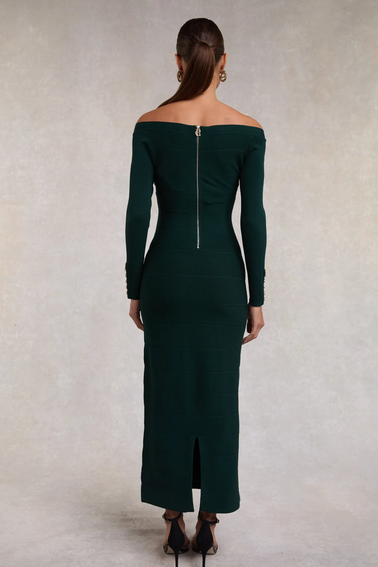 Christina Bandage Dress (Deep Emerald)
