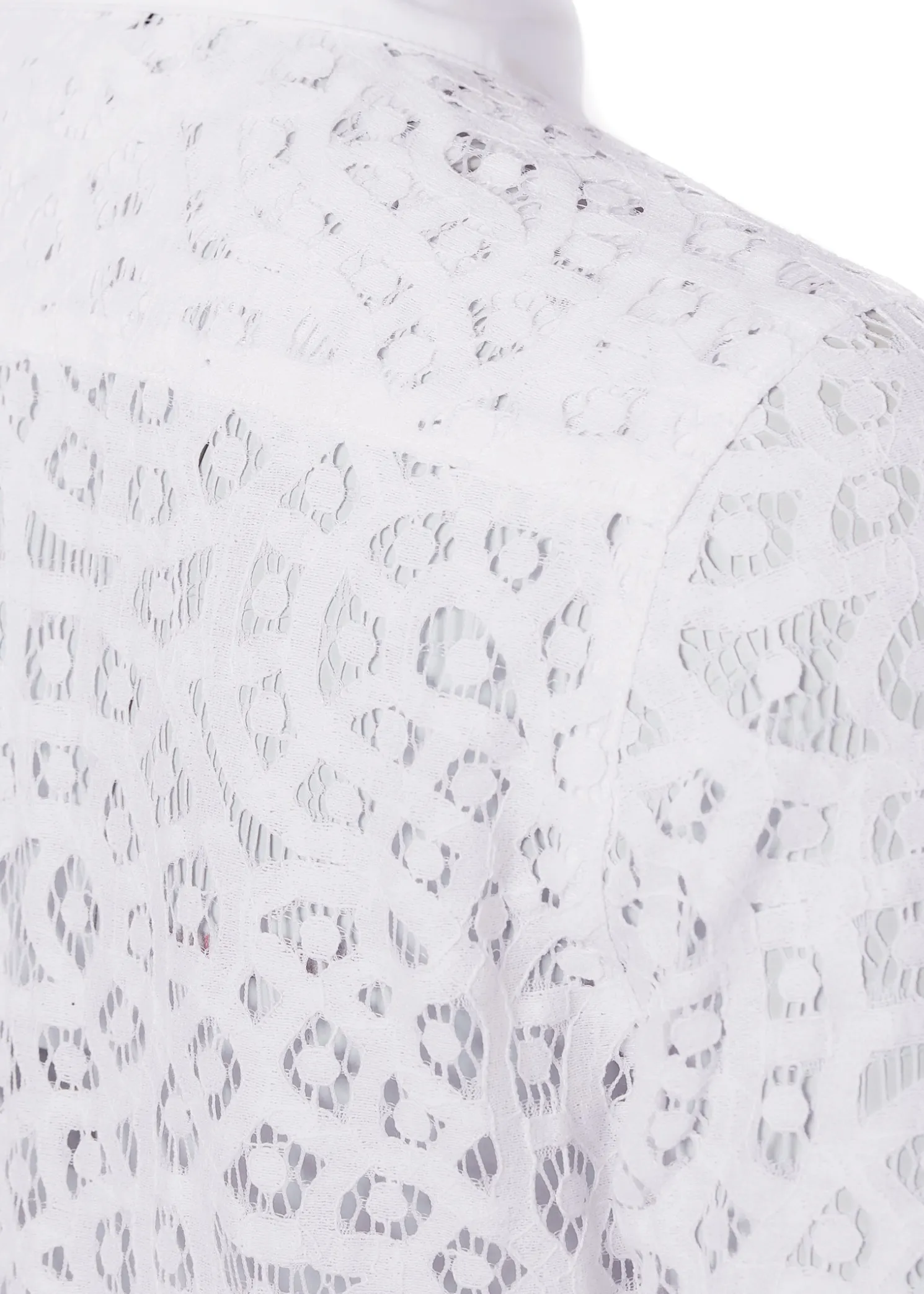 Classic Lace Shirt (White)