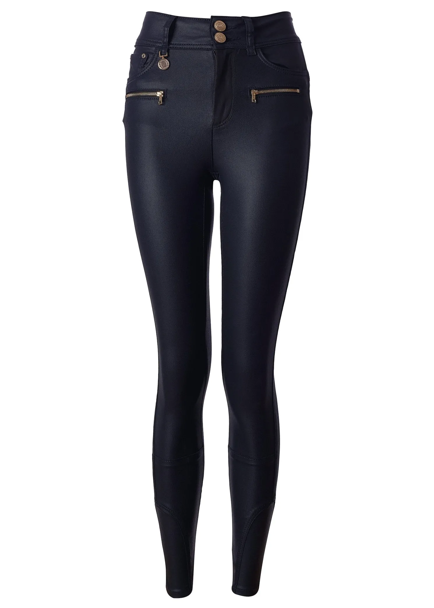 Coated Jodhpur Jean (Navy)