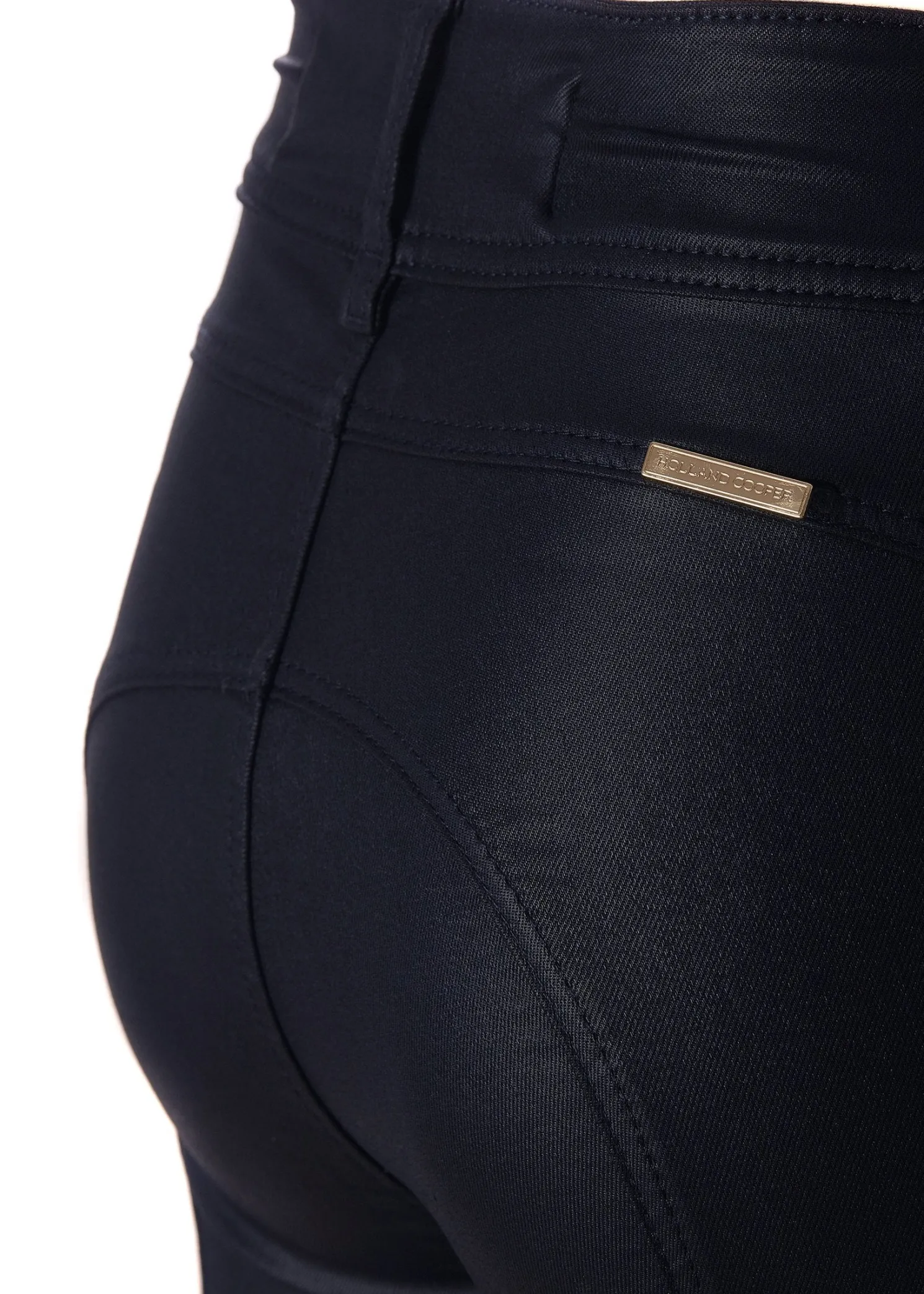 Coated Jodhpur Jean (Navy)