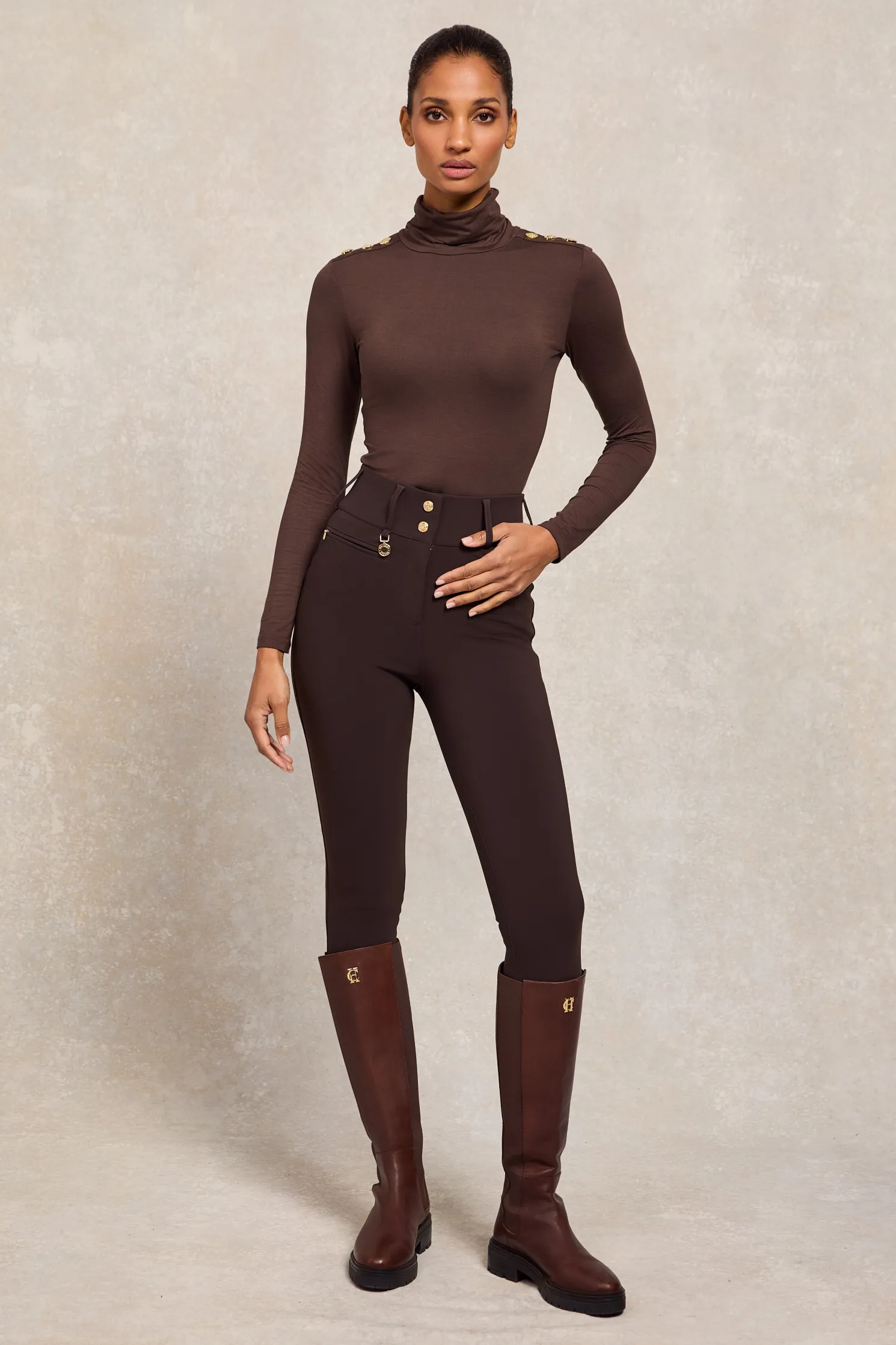 Contour Trouser (Chocolate)