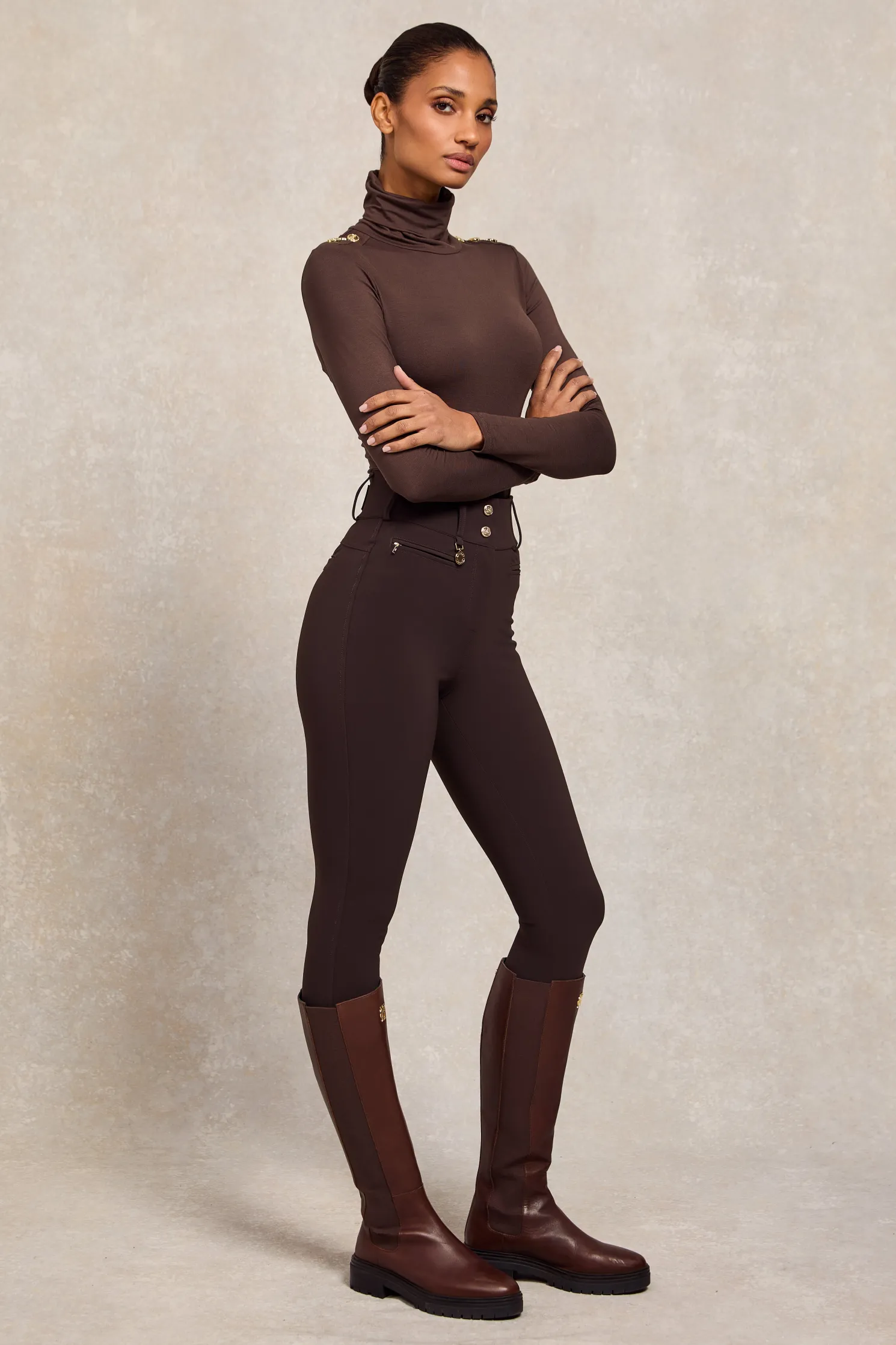 Contour Trouser (Chocolate)