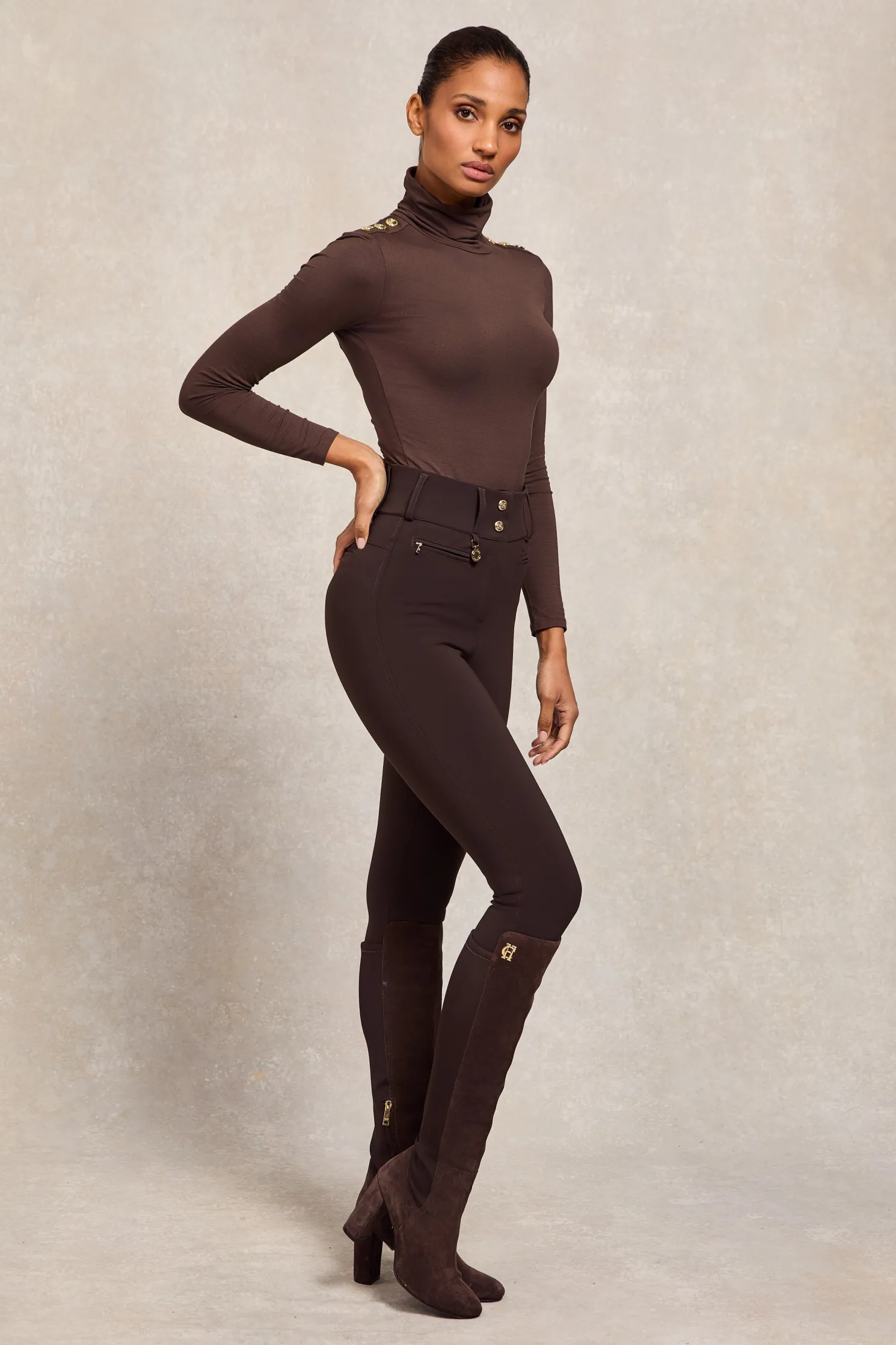 Contour Trouser (Chocolate)
