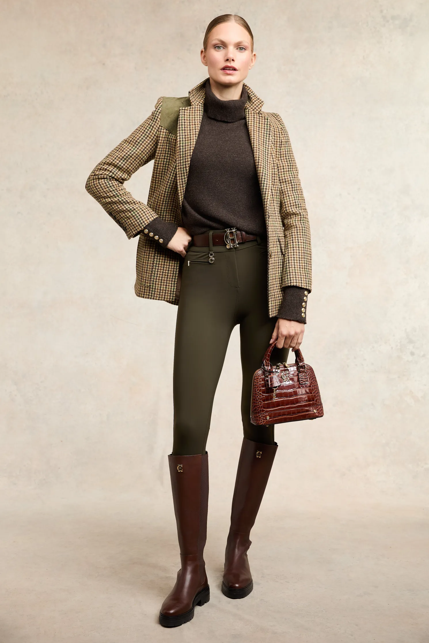 Contour Trouser (Dark Olive)