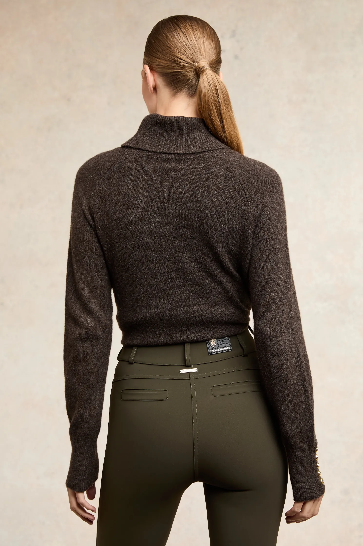 Contour Trouser (Dark Olive)