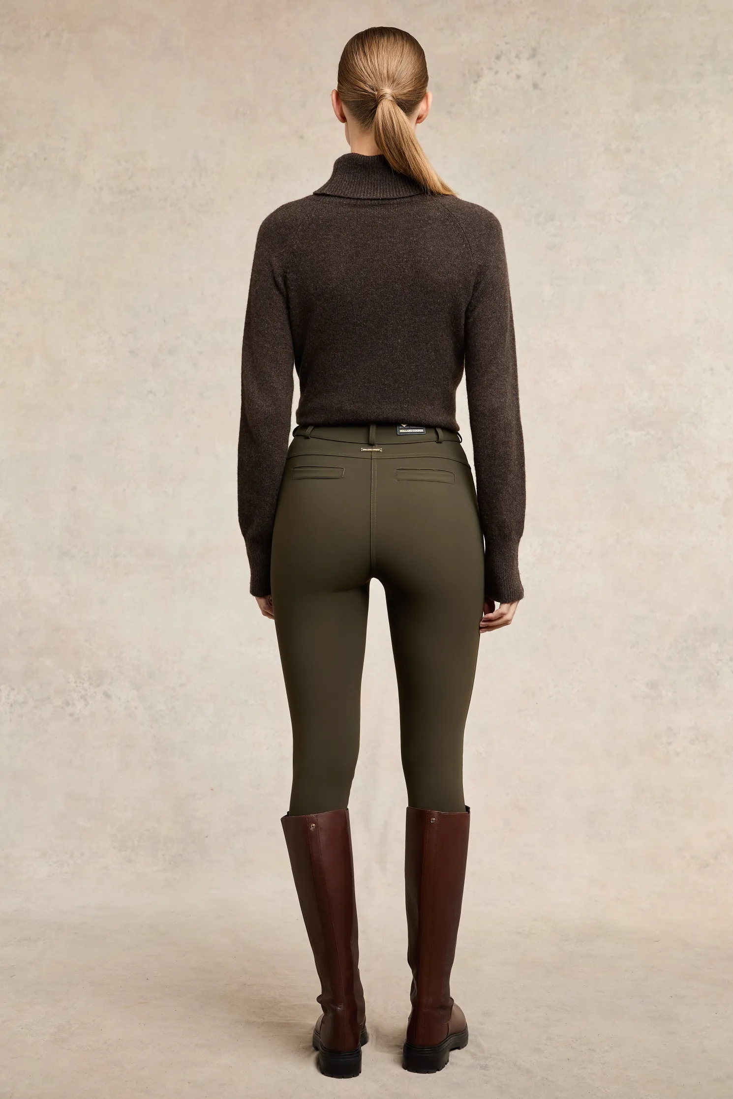 Contour Trouser (Dark Olive)
