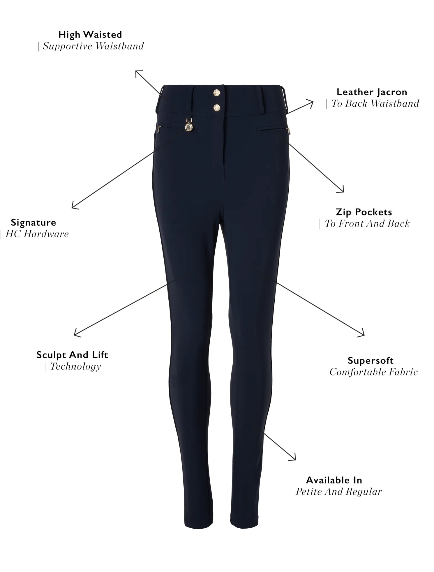 Contour Trouser (Ink Navy)