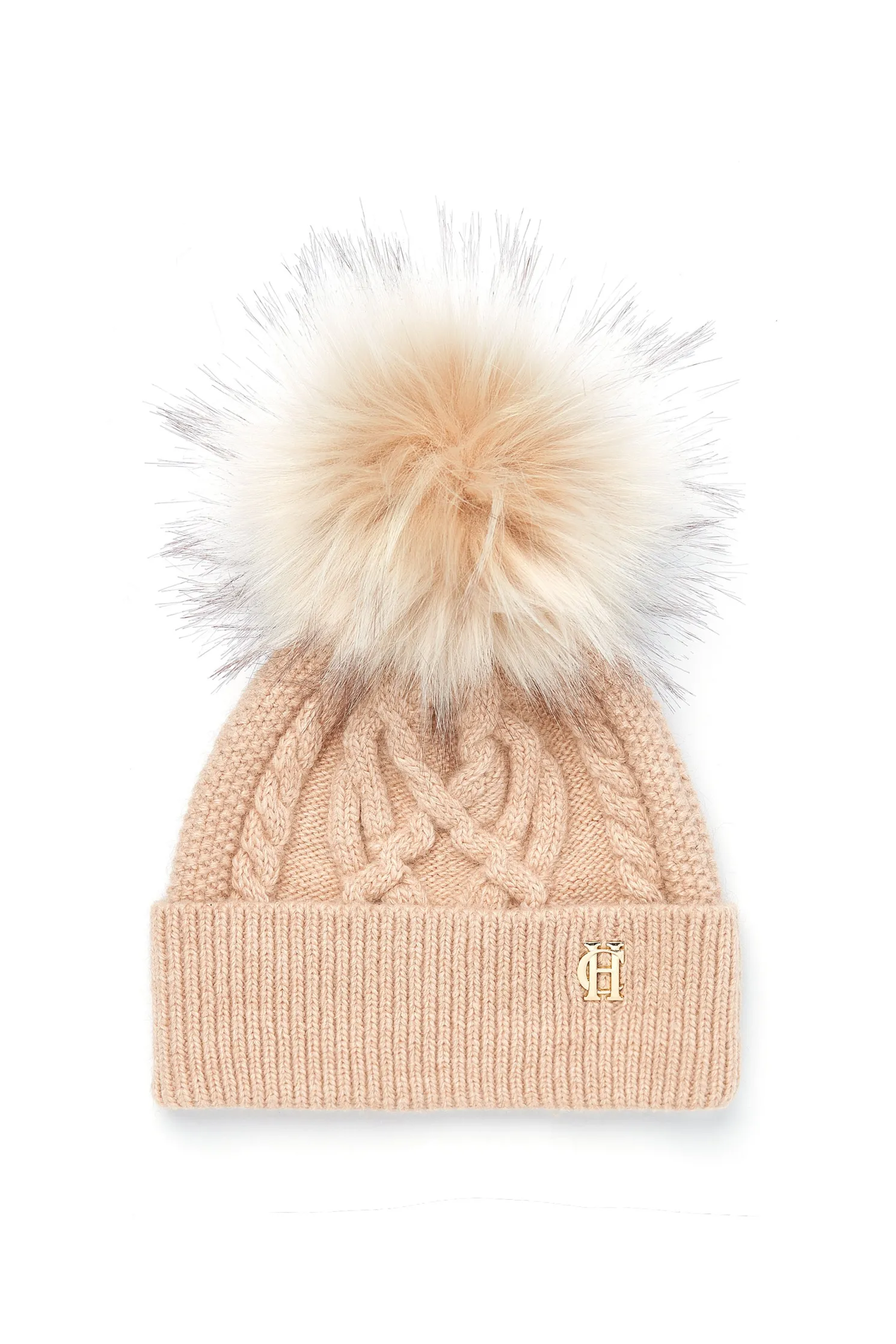 Cortina Bobble Hat (Camel Champagne)