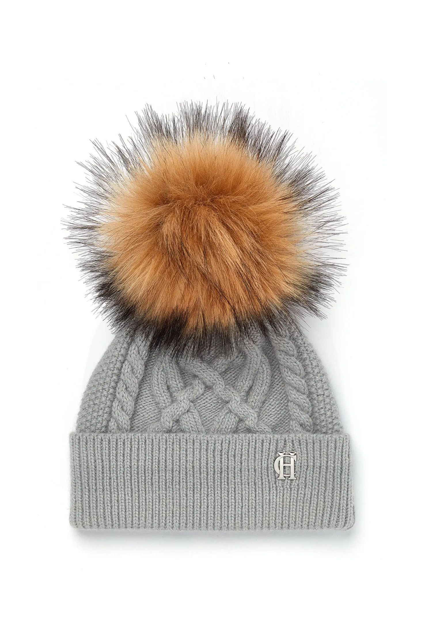 Cortina Bobble Hat (Soft Grey)