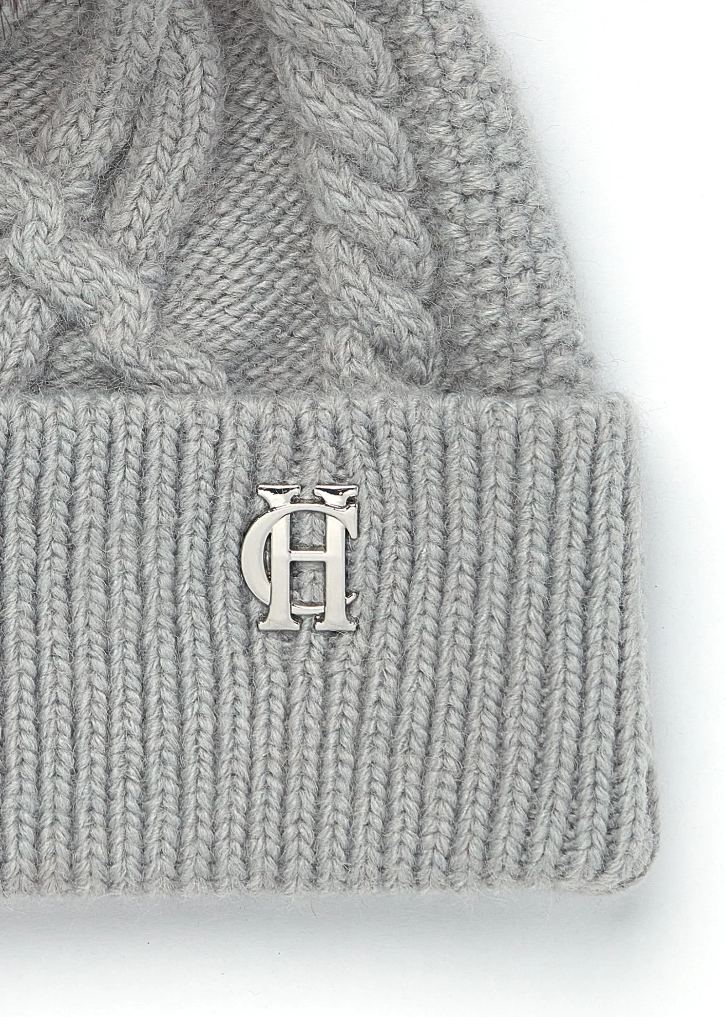 Cortina Bobble Hat (Soft Grey)