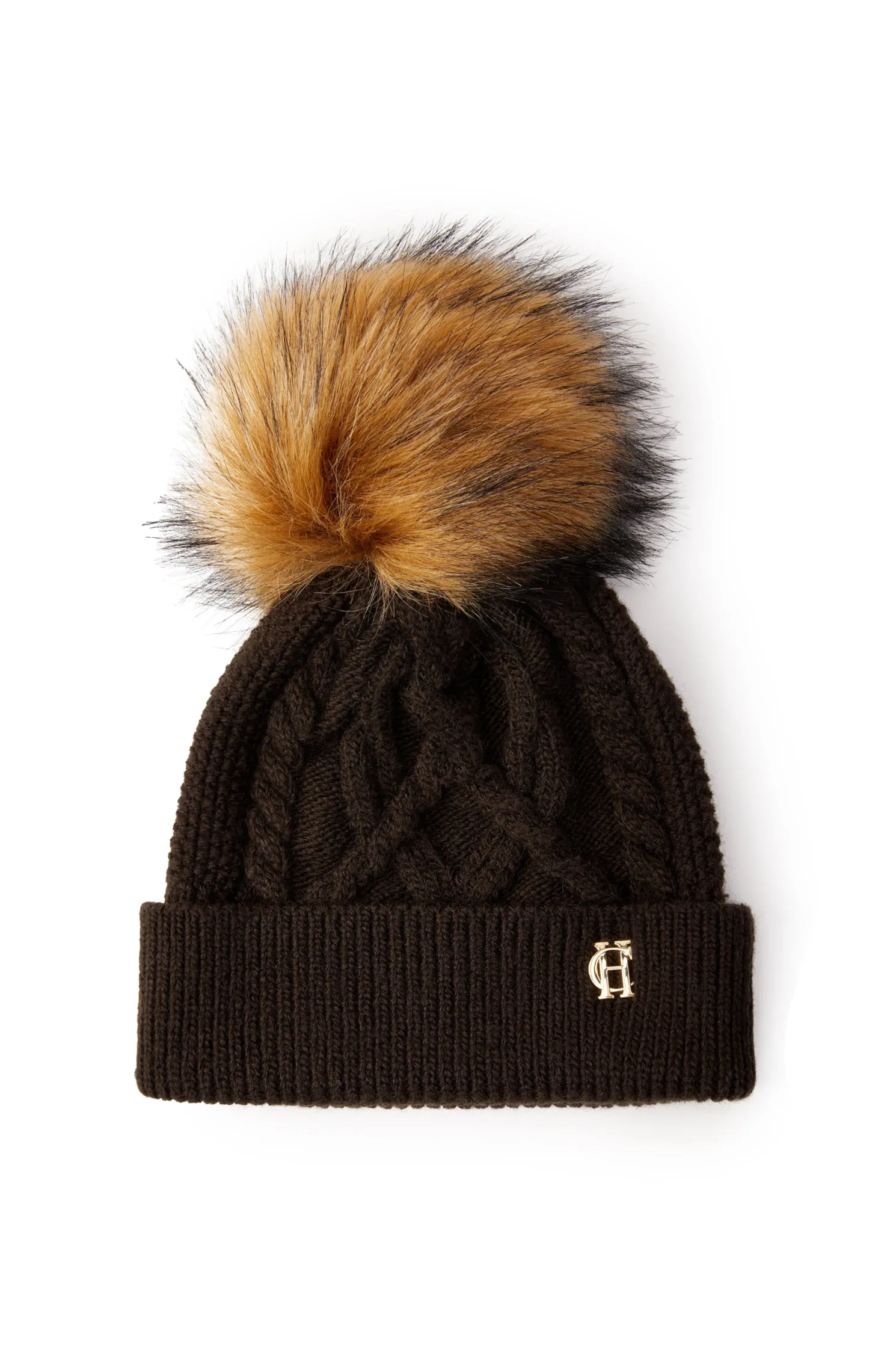 Cortina Bobble Hat (Chocolate)