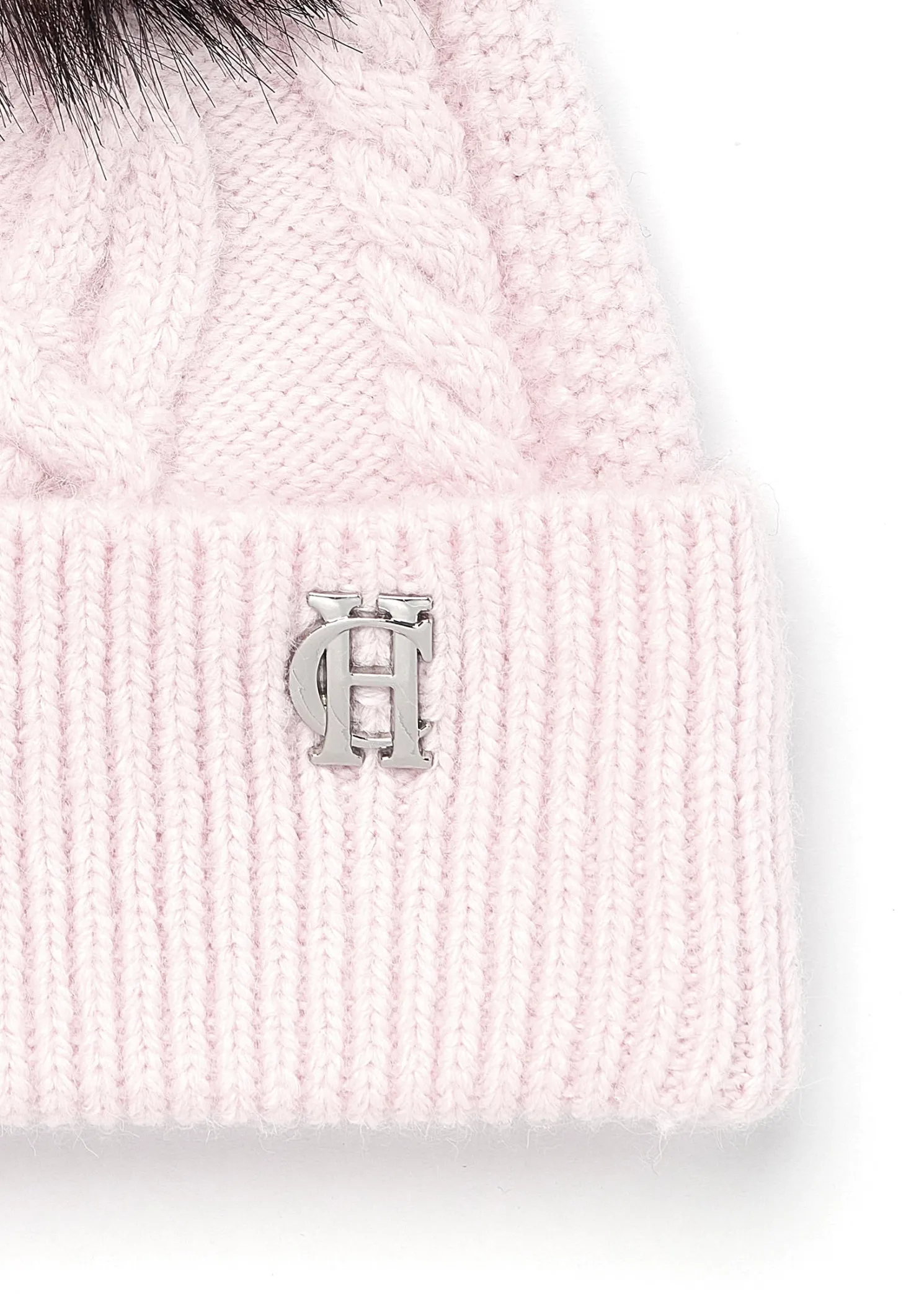 Cortina Bobble Hat (Soft Pink)