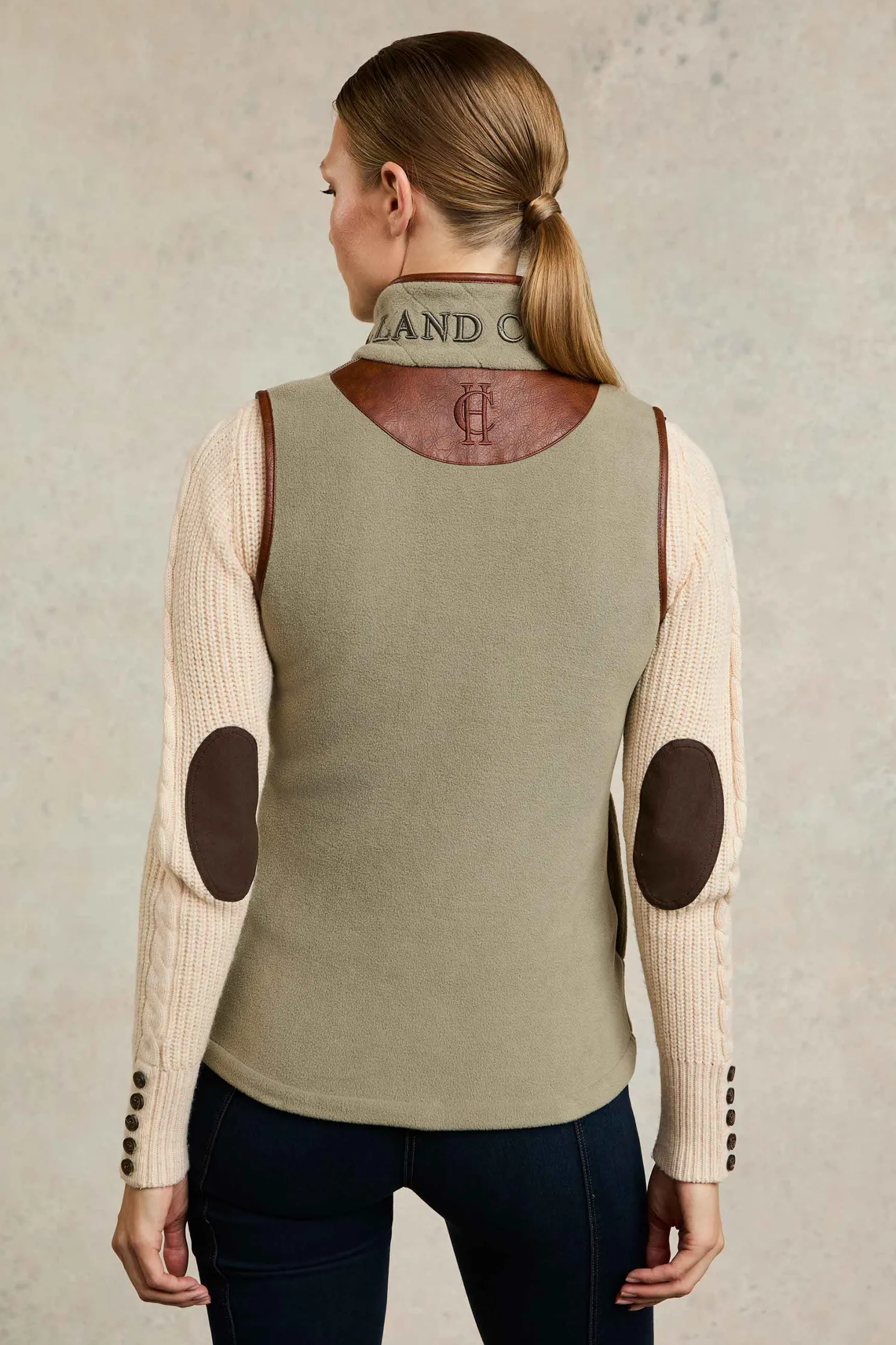 Country Fleece Gilet (Sage)