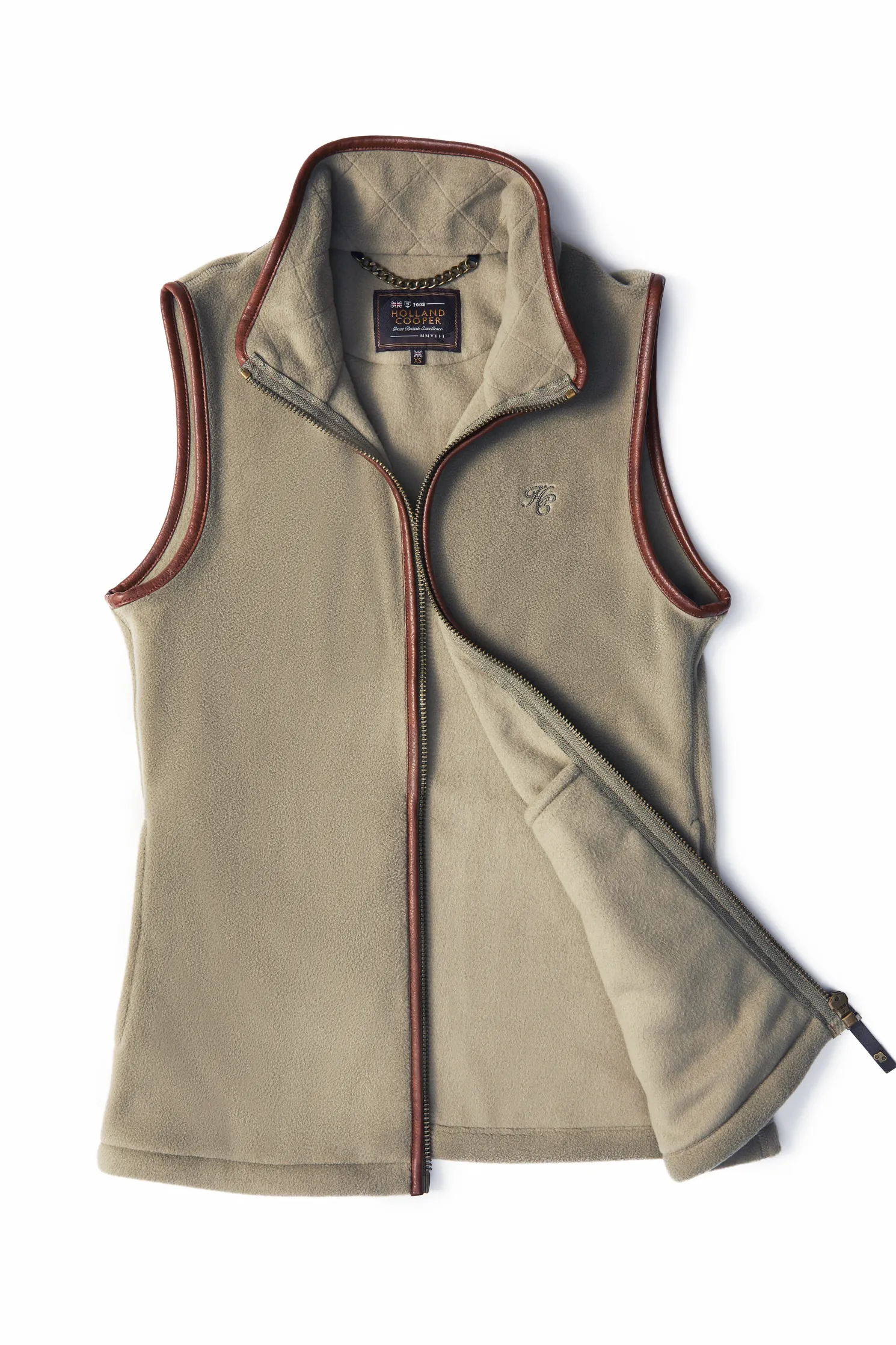 Country Fleece Gilet (Sage)
