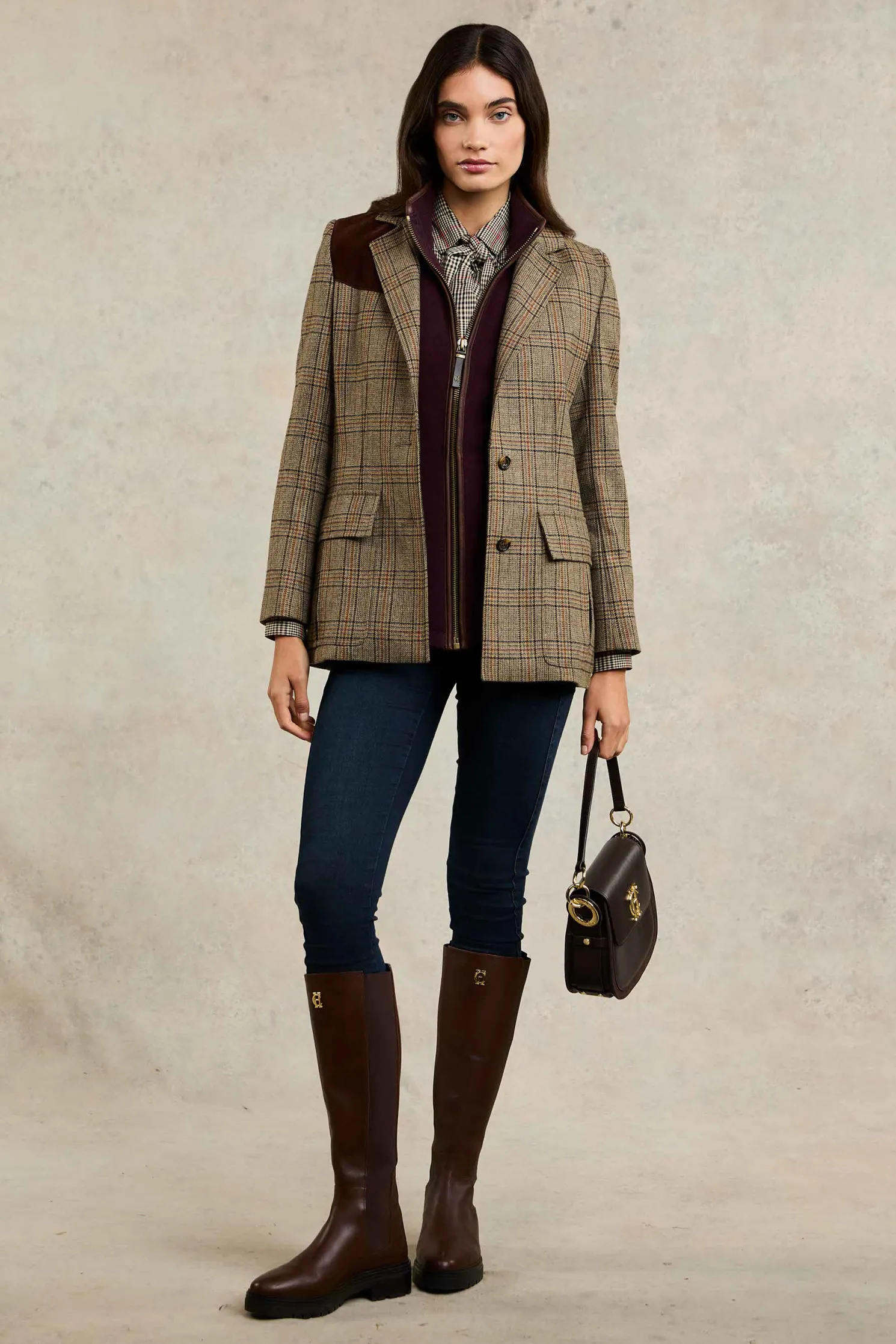 Country Fleece Gilet (Mulberry)