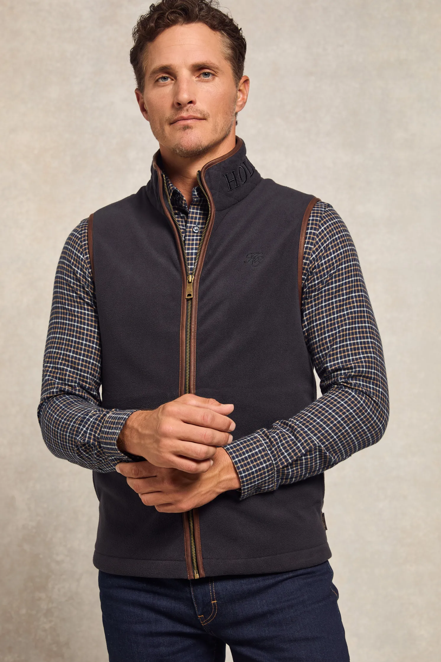 Country Fleece Gilet (Ink Navy)