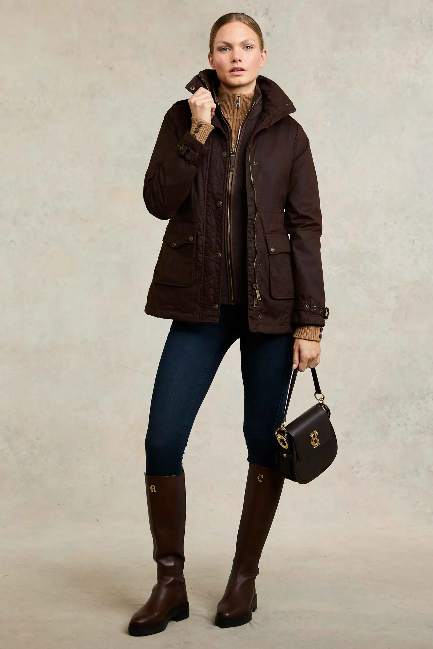 Country Fleece Gilet (Chocolate)