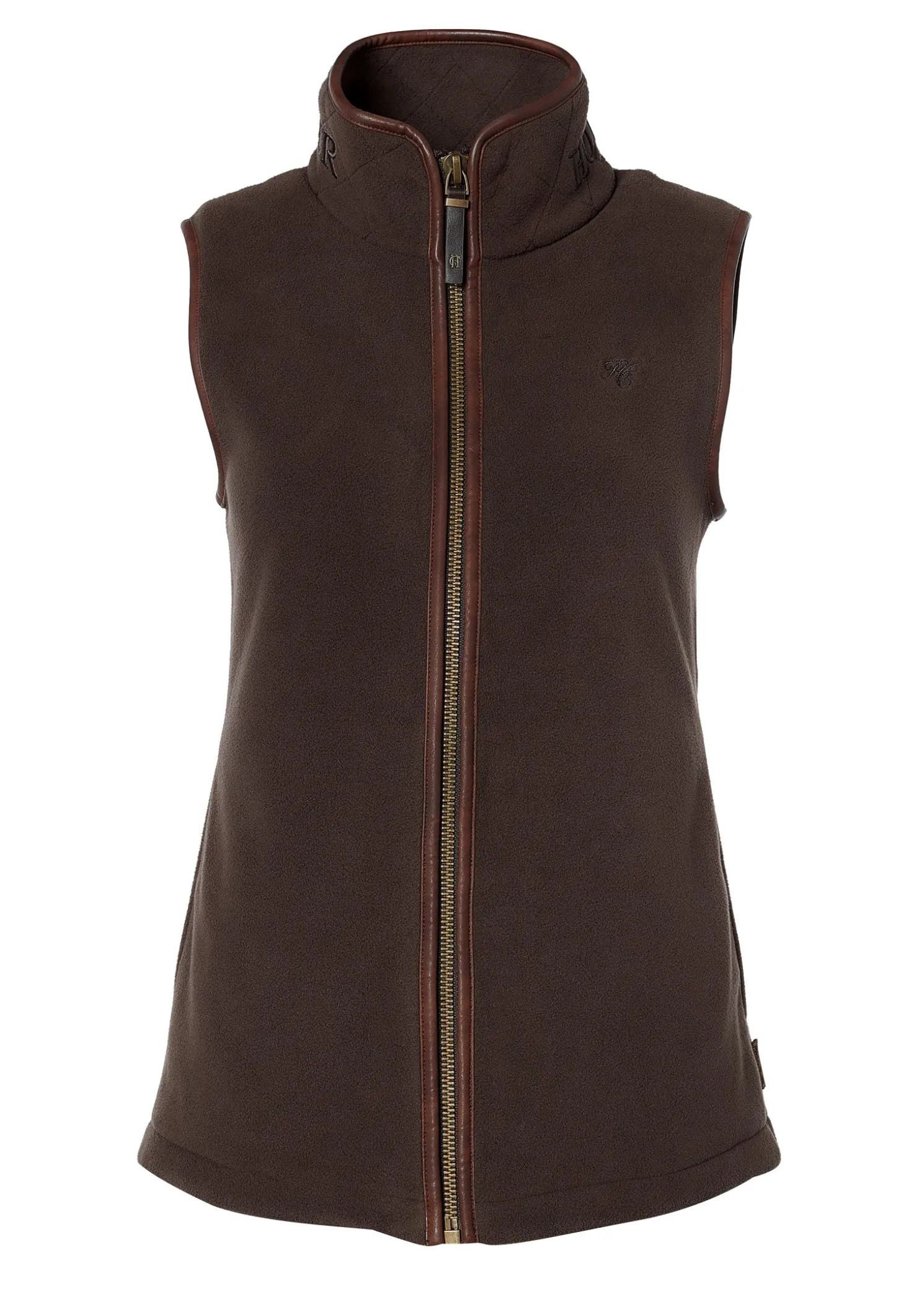Country Fleece Gilet (Chocolate)