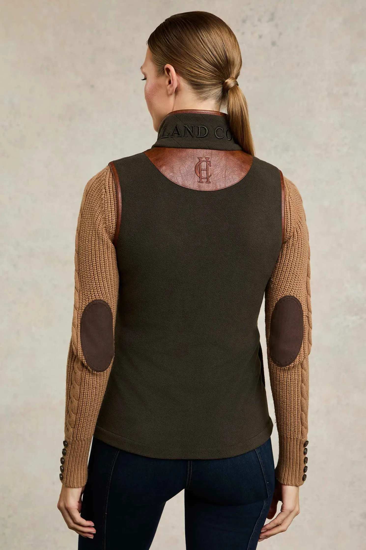 Country Fleece Gilet (Khaki)