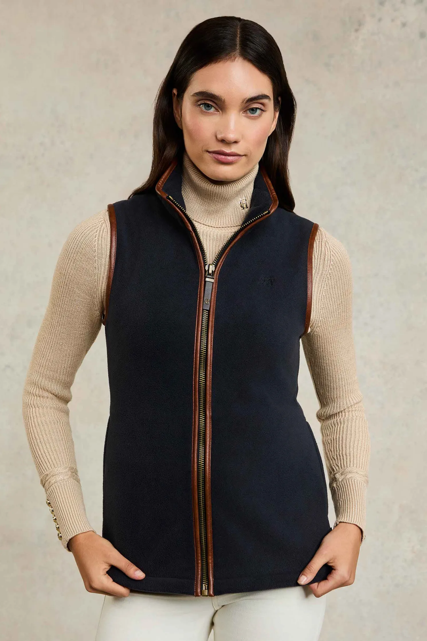 Country Fleece Gilet (Ink Navy)