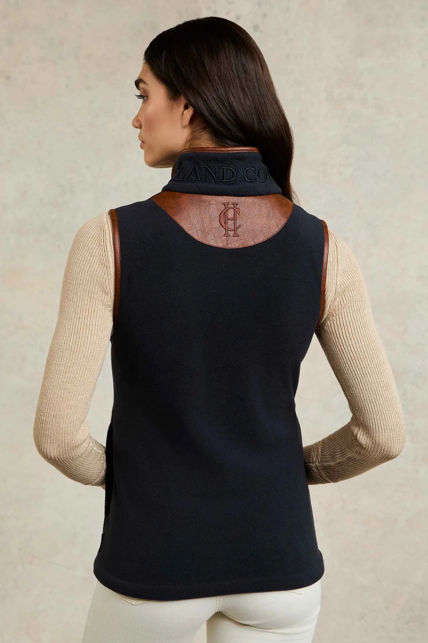 Country Fleece Gilet (Ink Navy)
